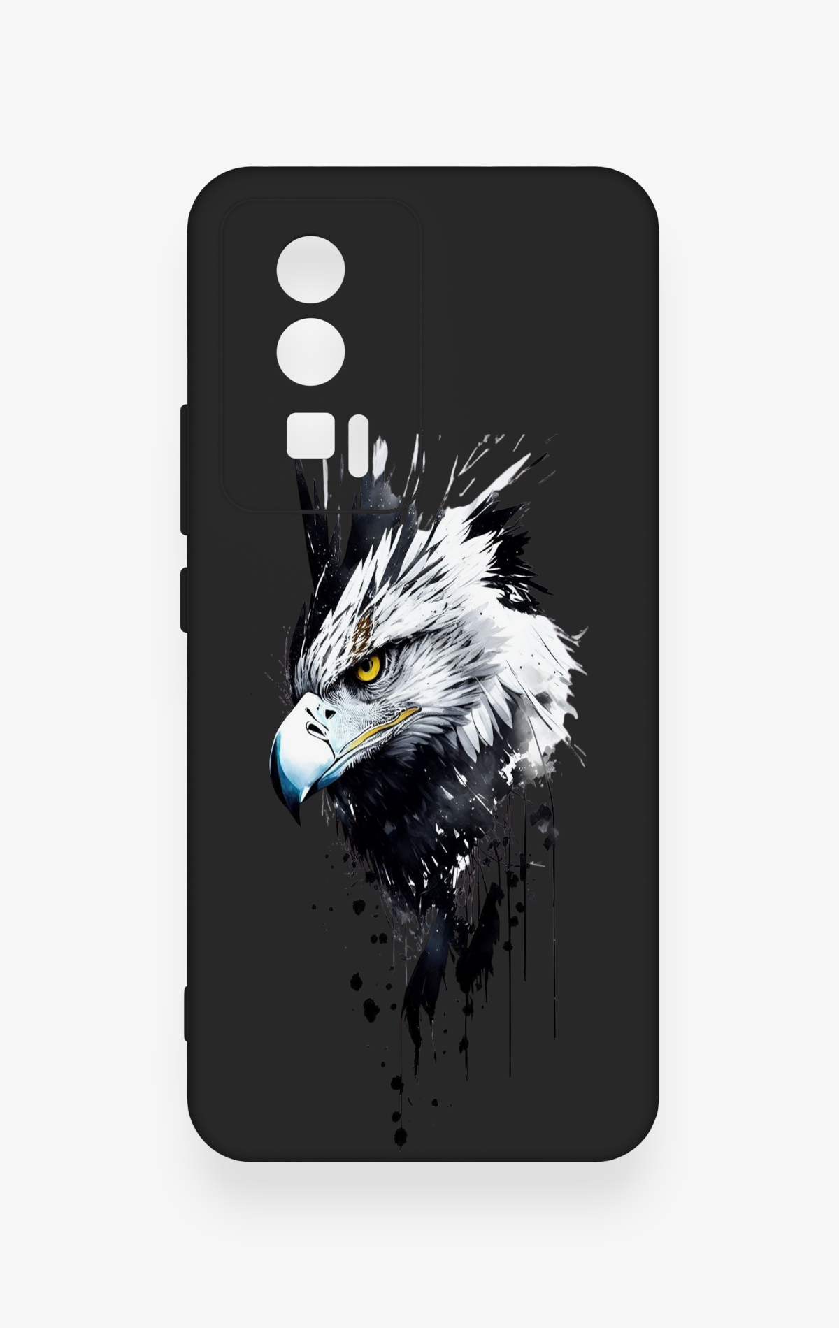 Poco F5 Pro Uyumlu Bald Eagle Desenli Silikon Kılıf