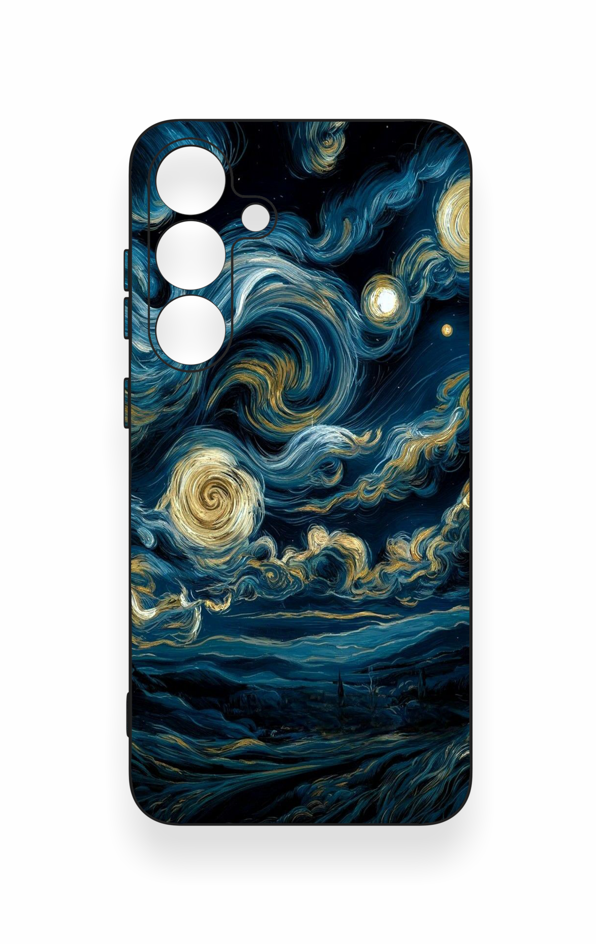 Samsung S25 Plus Uyumlu Yıldızlı Gece Desenli Silikon Kılıf