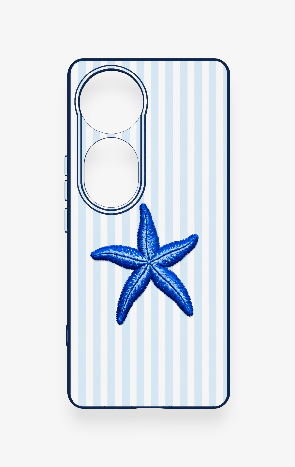 Vivo V40 Uyumlu Mavi Deniz Yıldızı Desenli Silikon Kılıf