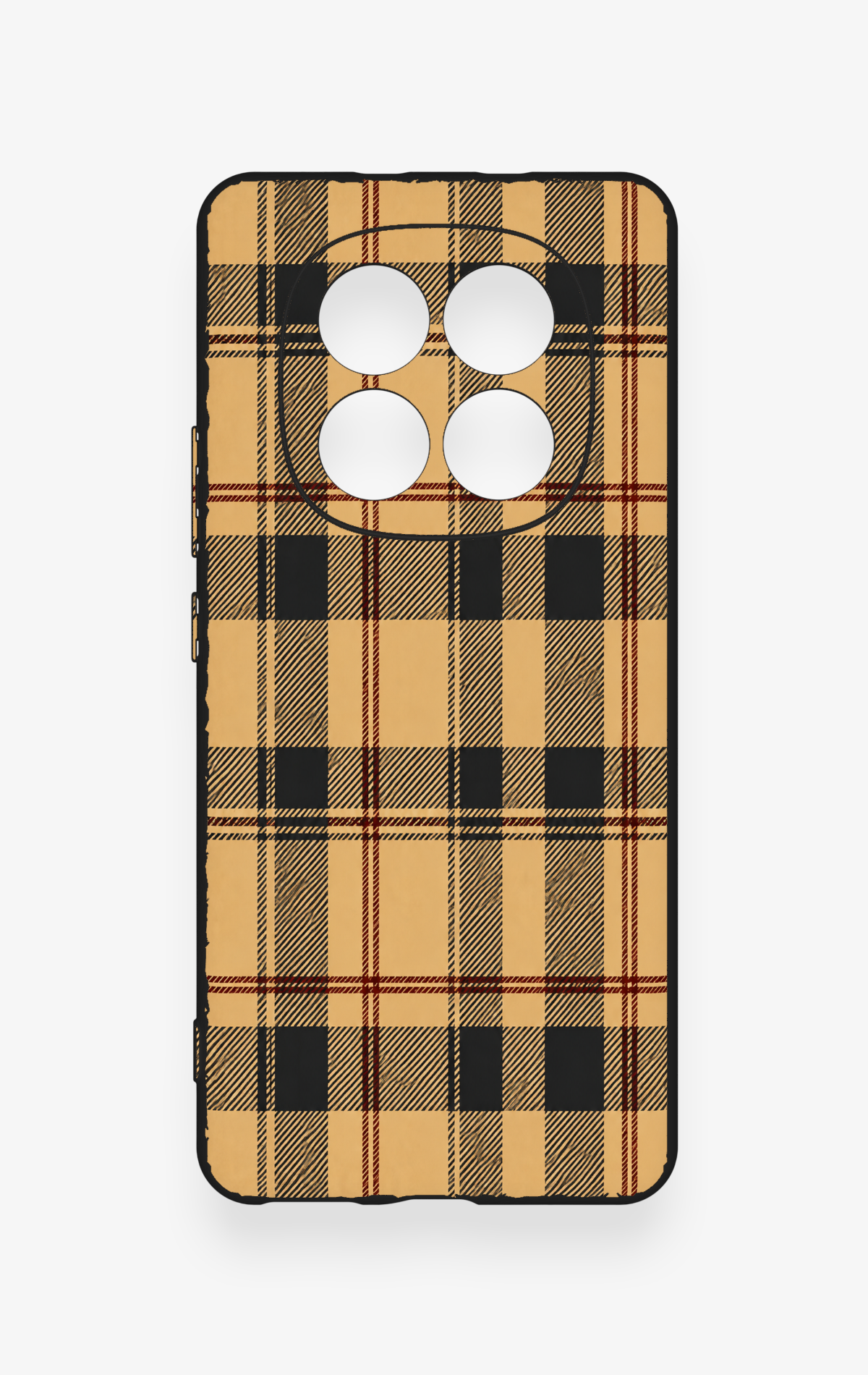 REDMİ NOTE 15 4G Uyumlu Burberry Ekose Desenli Silikon Kılıf