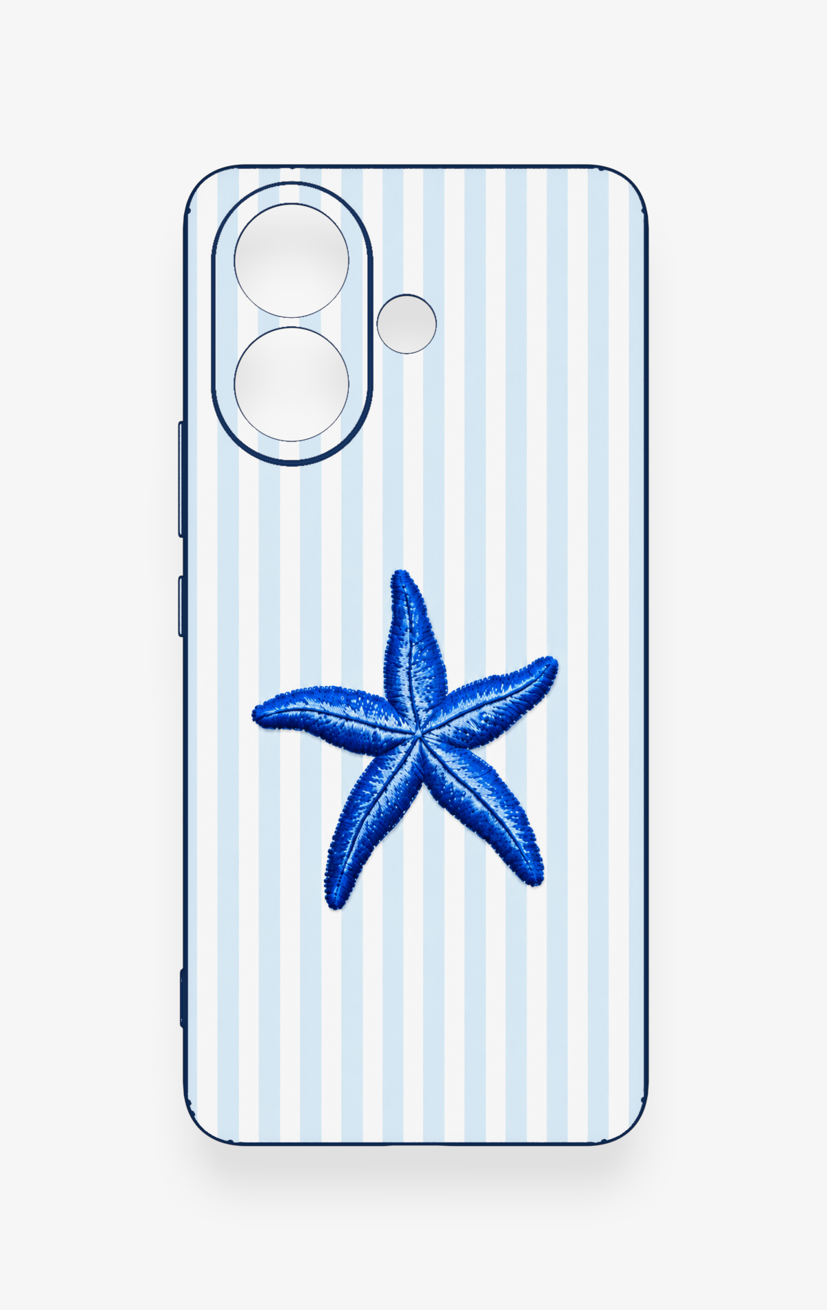Vivo V60 Lite Uyumlu Mavi Deniz Yıldızı Desenli Silikon Kılıf
