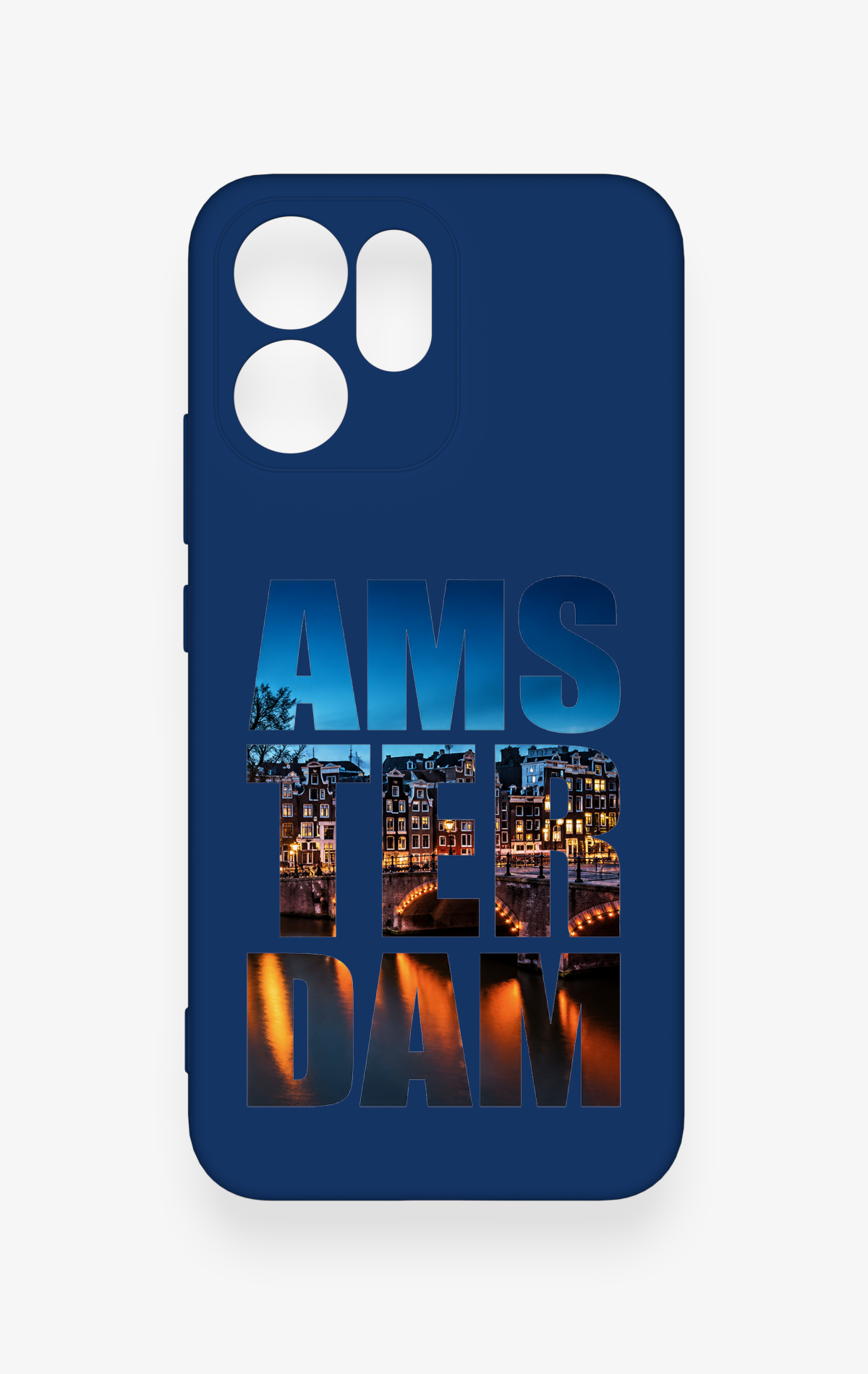 Oppo Reno 14F Uyumlu Amsterdam Desenli Silikon Kılıf