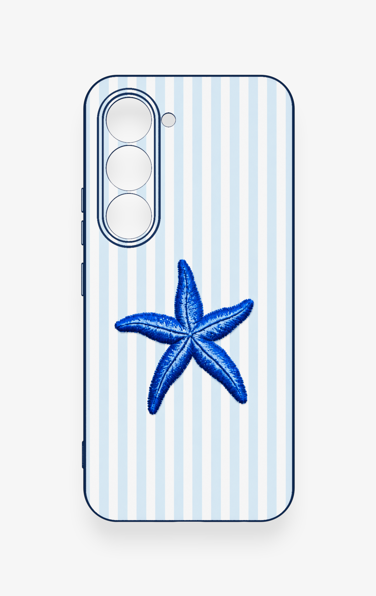 Tecno Spark 40 Pro Uyumlu Mavi Deniz Yıldızı Desenli Silikon Kılıf