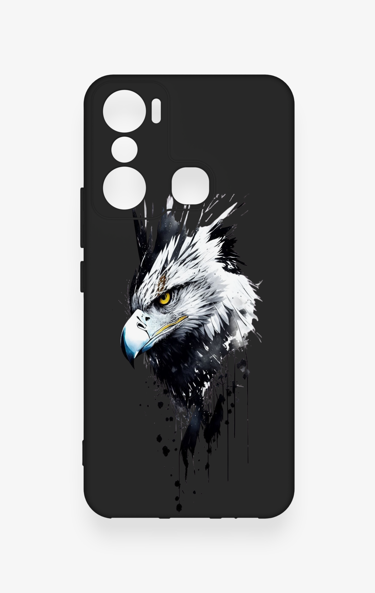 İnfinix Hot 20i Uyumlu Bald Eagle Desenli Silikon Kılıf
