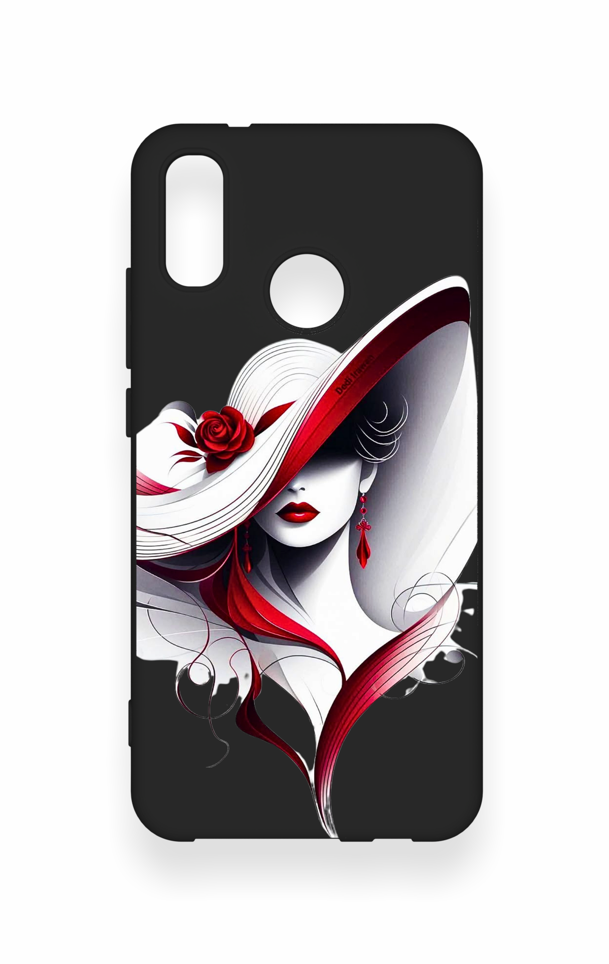 Huawei P20 Lite Uyumlu Matmazel Desenli Silikon Kılıf