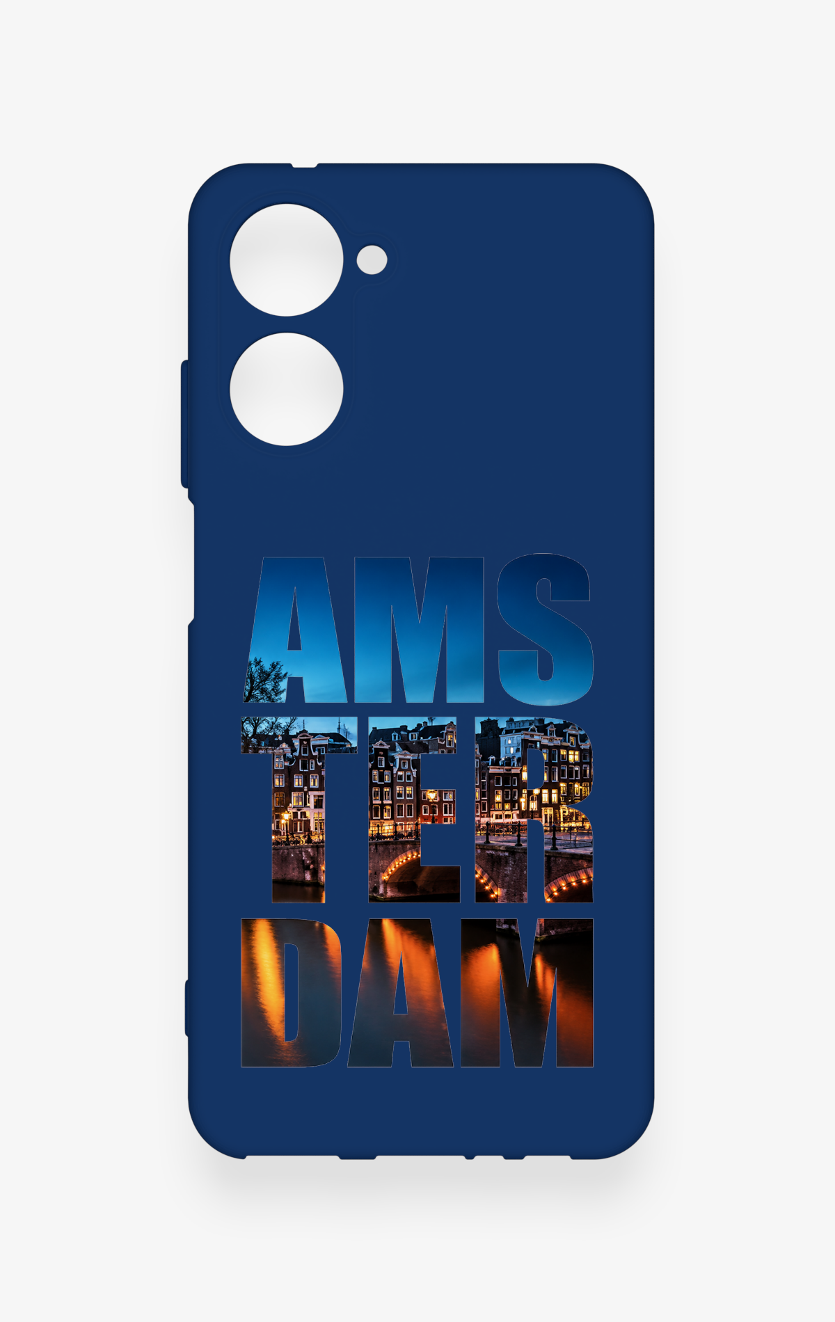 Realme 10 Uyumlu Amsterdam Desenli Silikon Kılıf