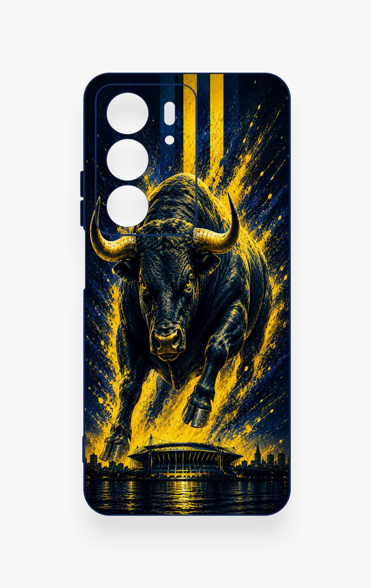 Realme C75 Uyumlu Kadiköy Boğası Desenli Silikon Kılıf