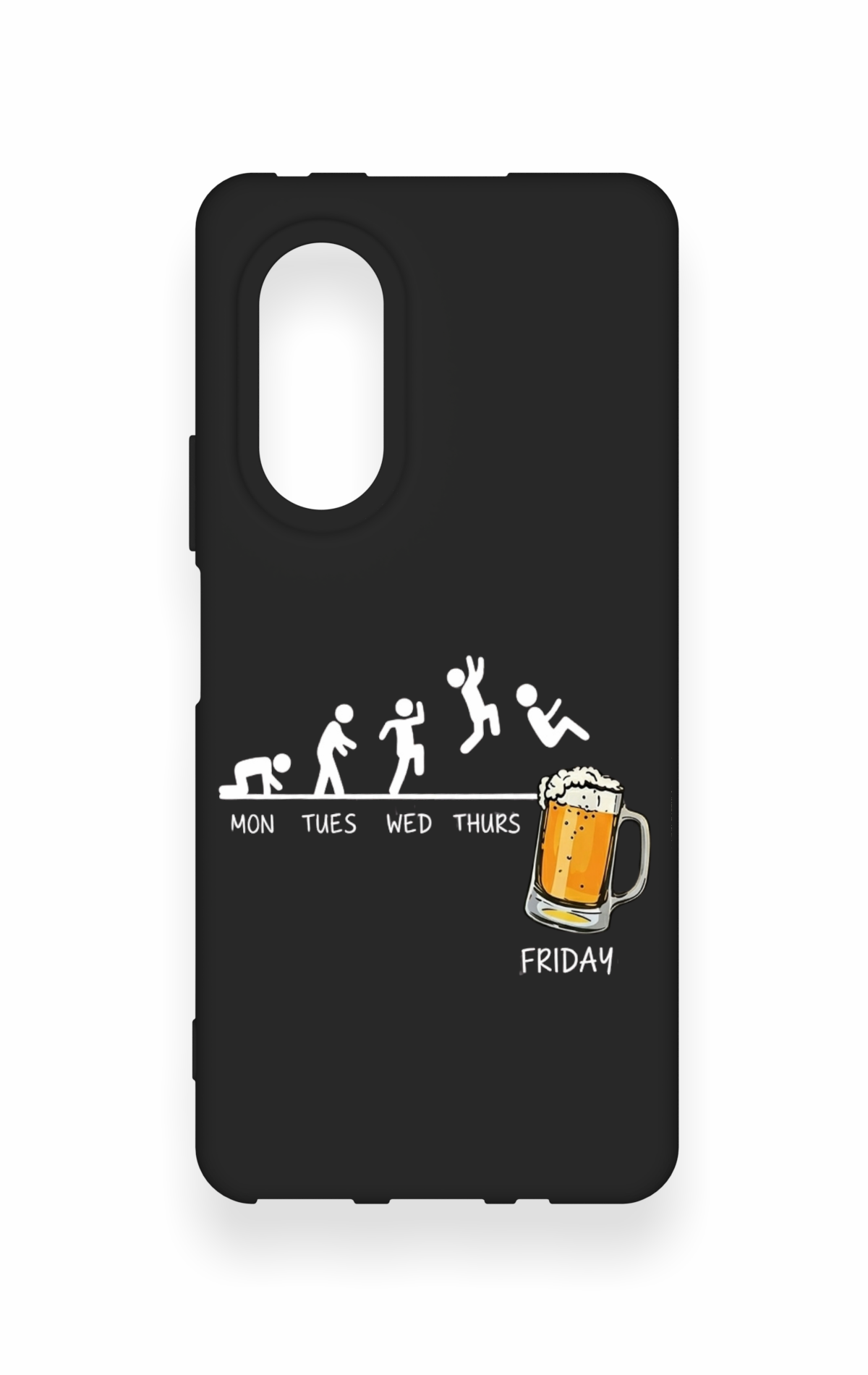 Huawei Nova 9Se Uyumlu Fun Day Friday Desenli Silikon Kılıf