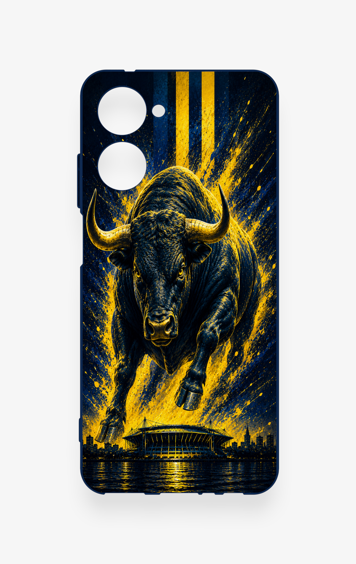 Realme 10 Uyumlu Kadiköy Boğası Desenli Silikon Kılıf