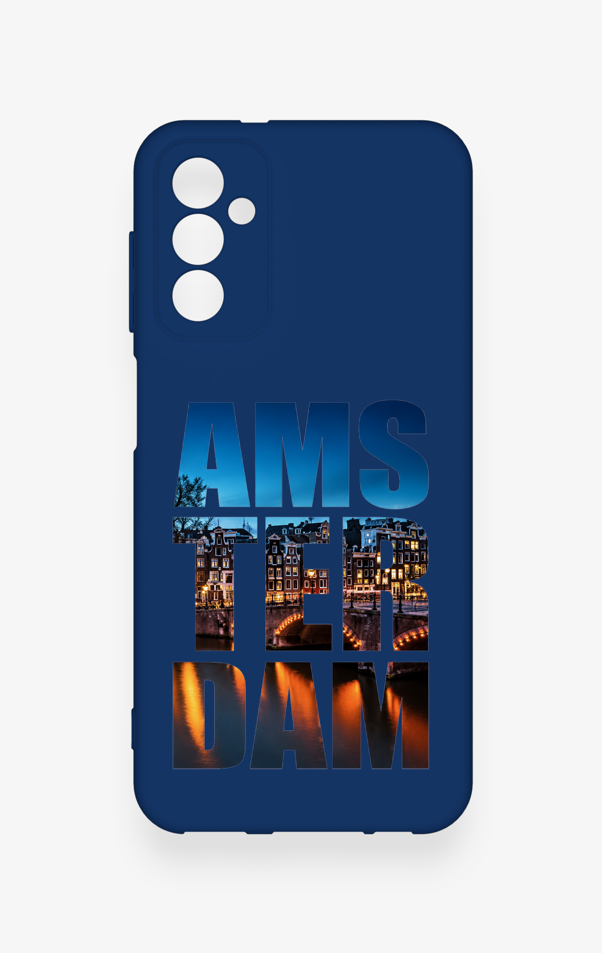 Samsung M13 Uyumlu Amsterdam Desenli Silikon Kılıf
