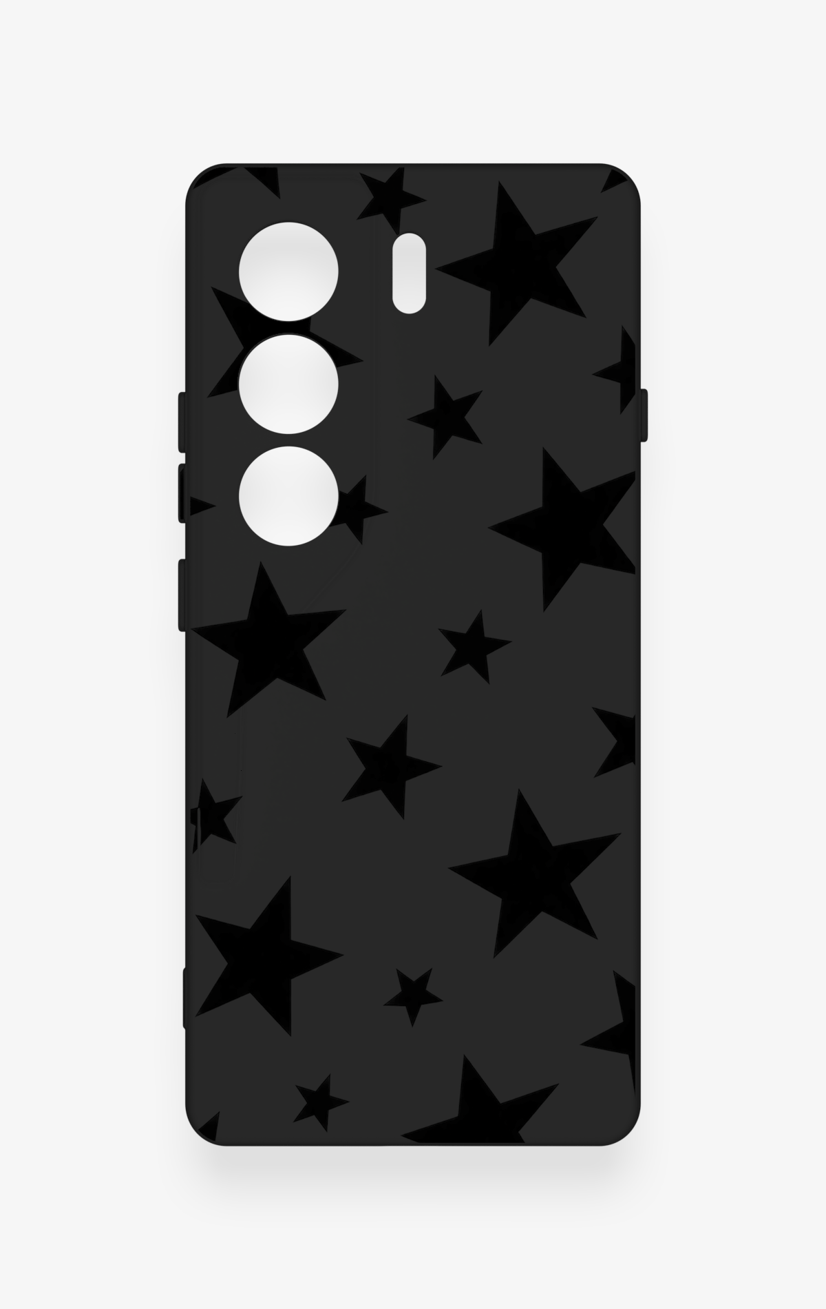 Tecno Camon 40 4G Uyumlu Siyah Star Desenli Silikon Kılıf