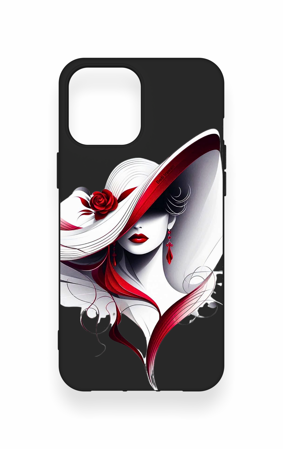 iPhone 12 Pro Max Uyumlu Matmazel Desenli Silikon Kılıf