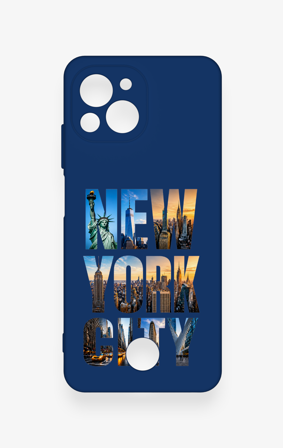 Reeder S23 Pro Max Uyumlu New York City Desenli Silikon Kılıf