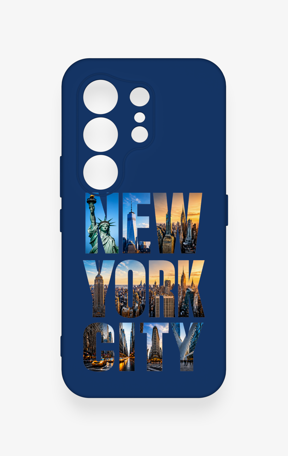 Tecno Camon 50 4G Uyumlu New York City Desenli Silikon Kılıf