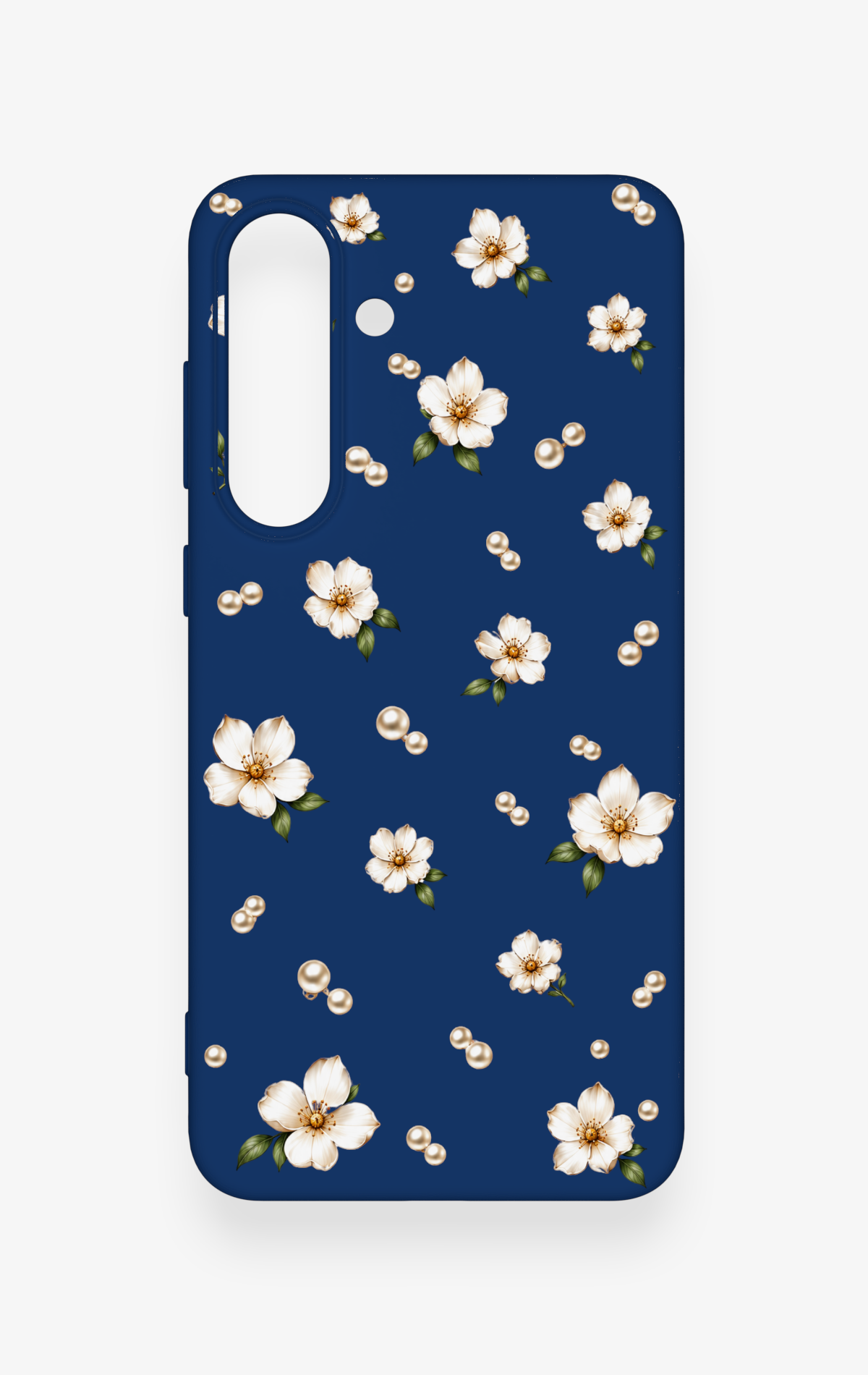 Samsung S25Fe Uyumlu Papatya İnci Desenli Silikon Kılıf