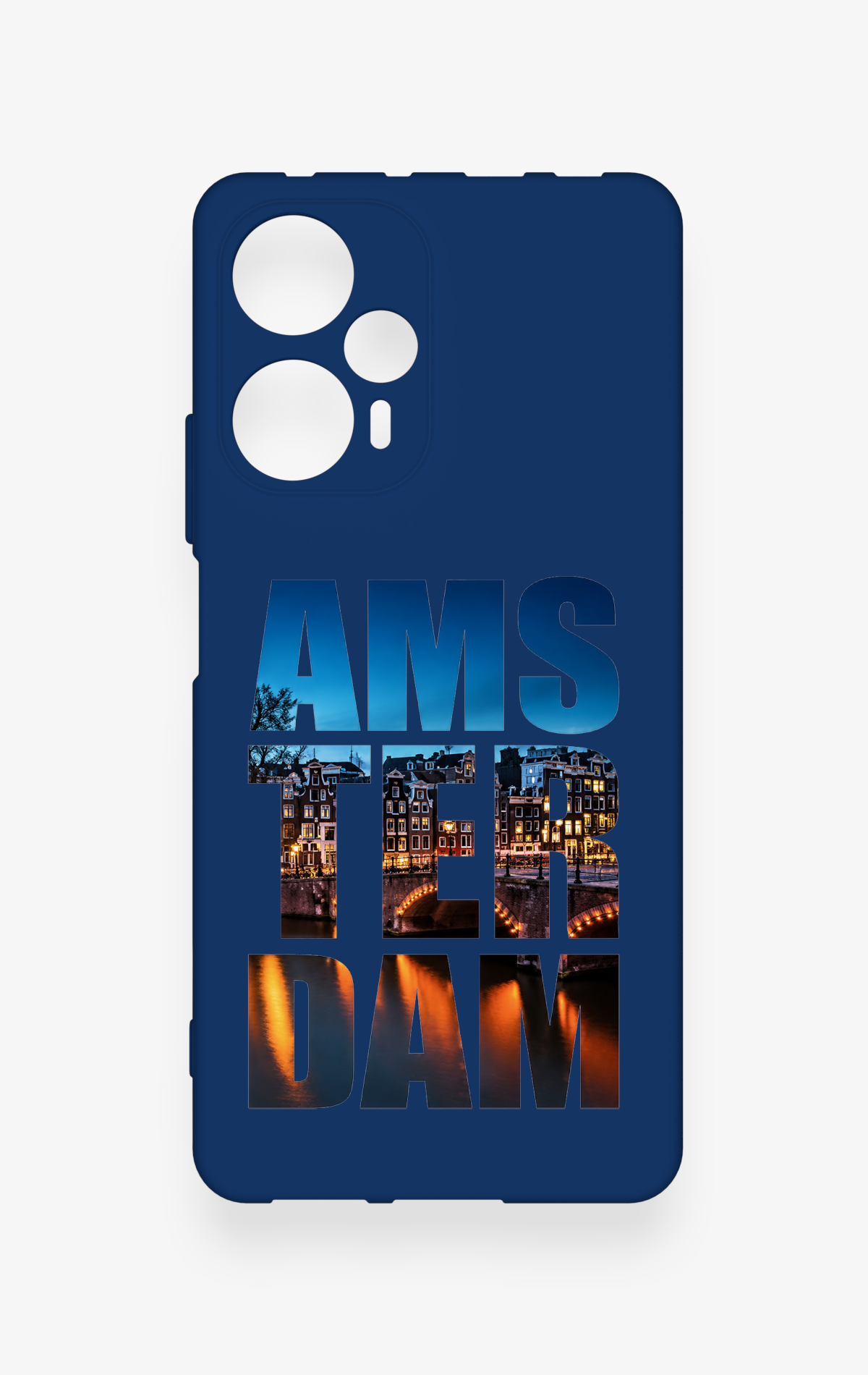 Poco F5 Uyumlu Amsterdam Desenli Silikon Kılıf