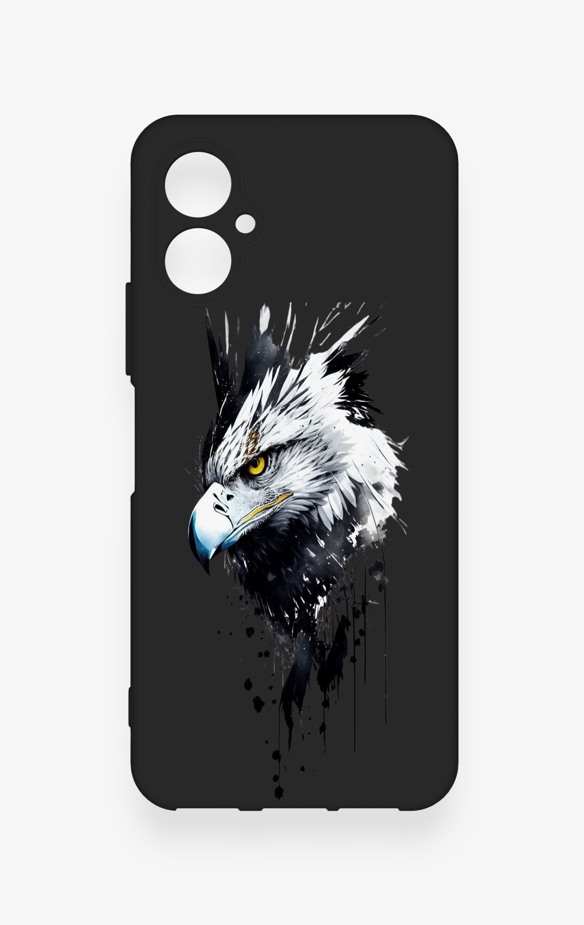 Omix X5 Uyumlu Bald Eagle Desenli Silikon Kılıf