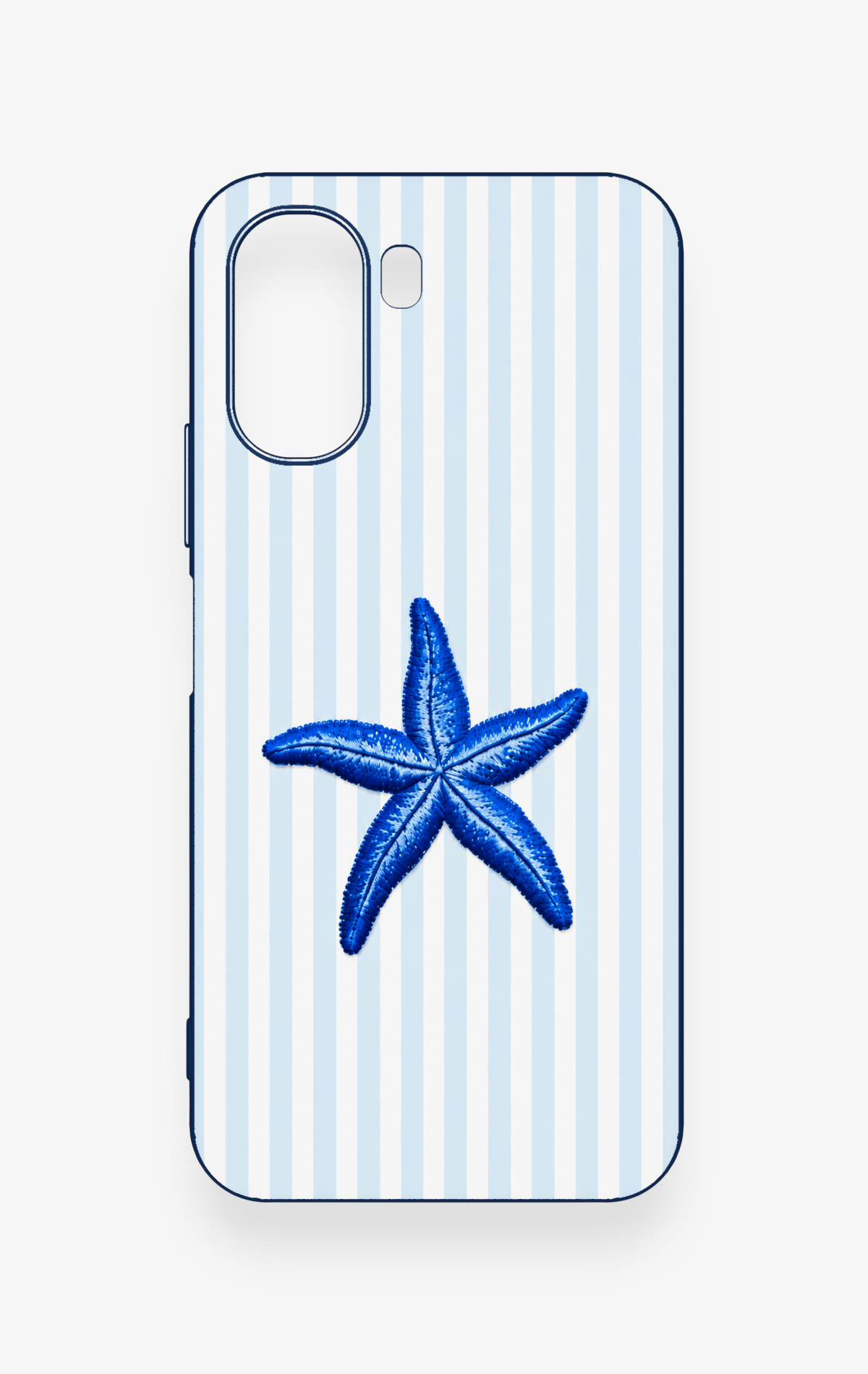 Oppo A6T Uyumlu Mavi Deniz Yıldızı Desenli Silikon Kılıf