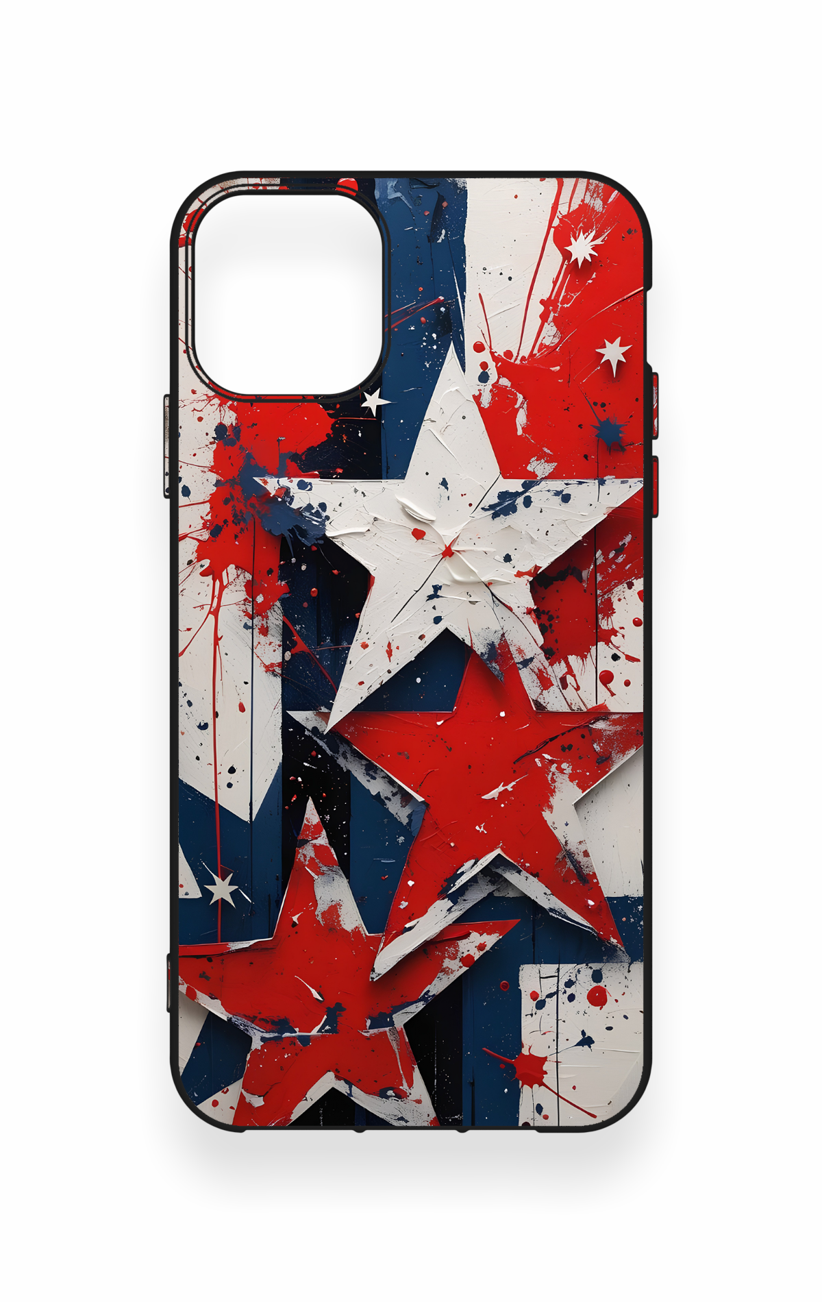 iPhone 11 Pro Max Uyumlu Star Flag Desenli Silikon Kılıf