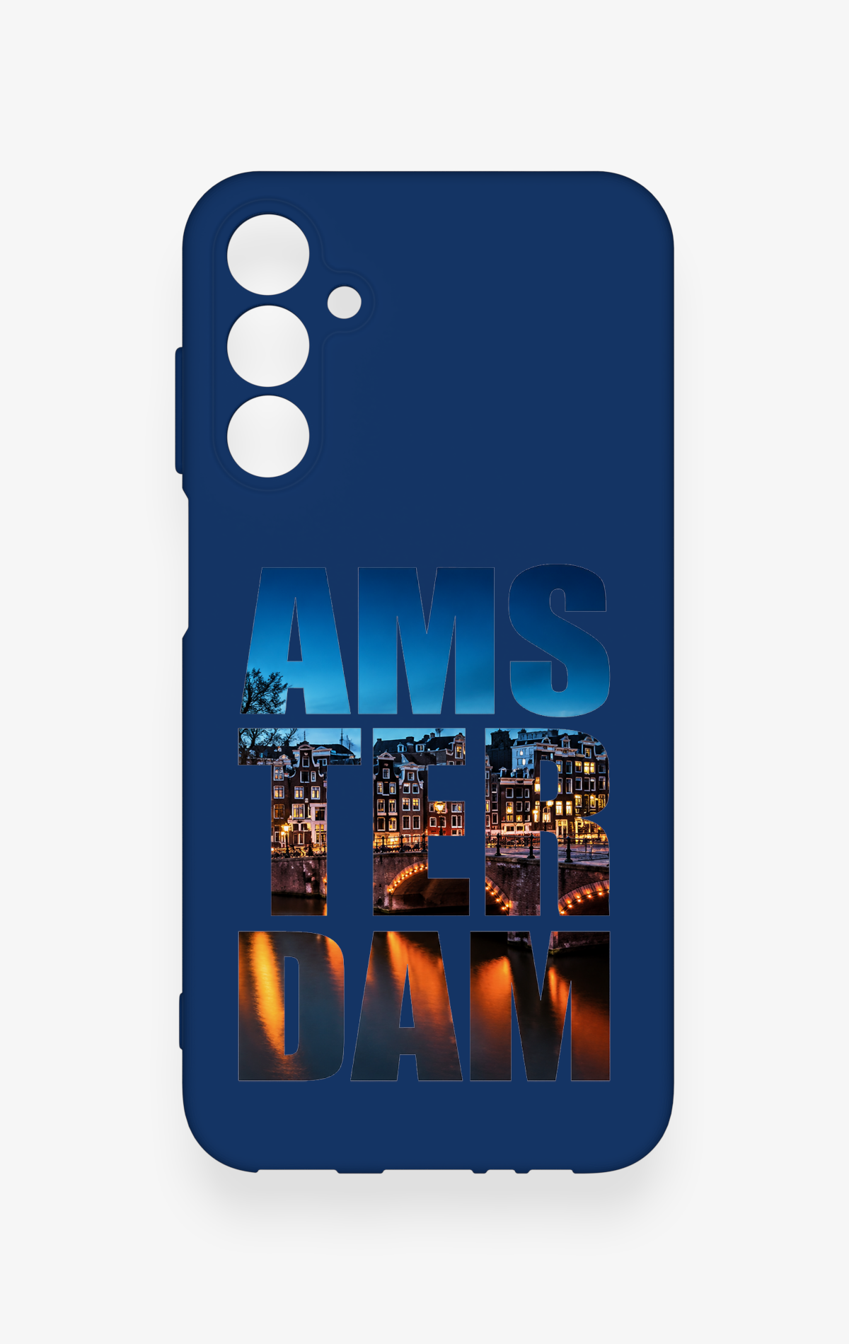 Samsung A15 Uyumlu Amsterdam Desenli Silikon Kılıf