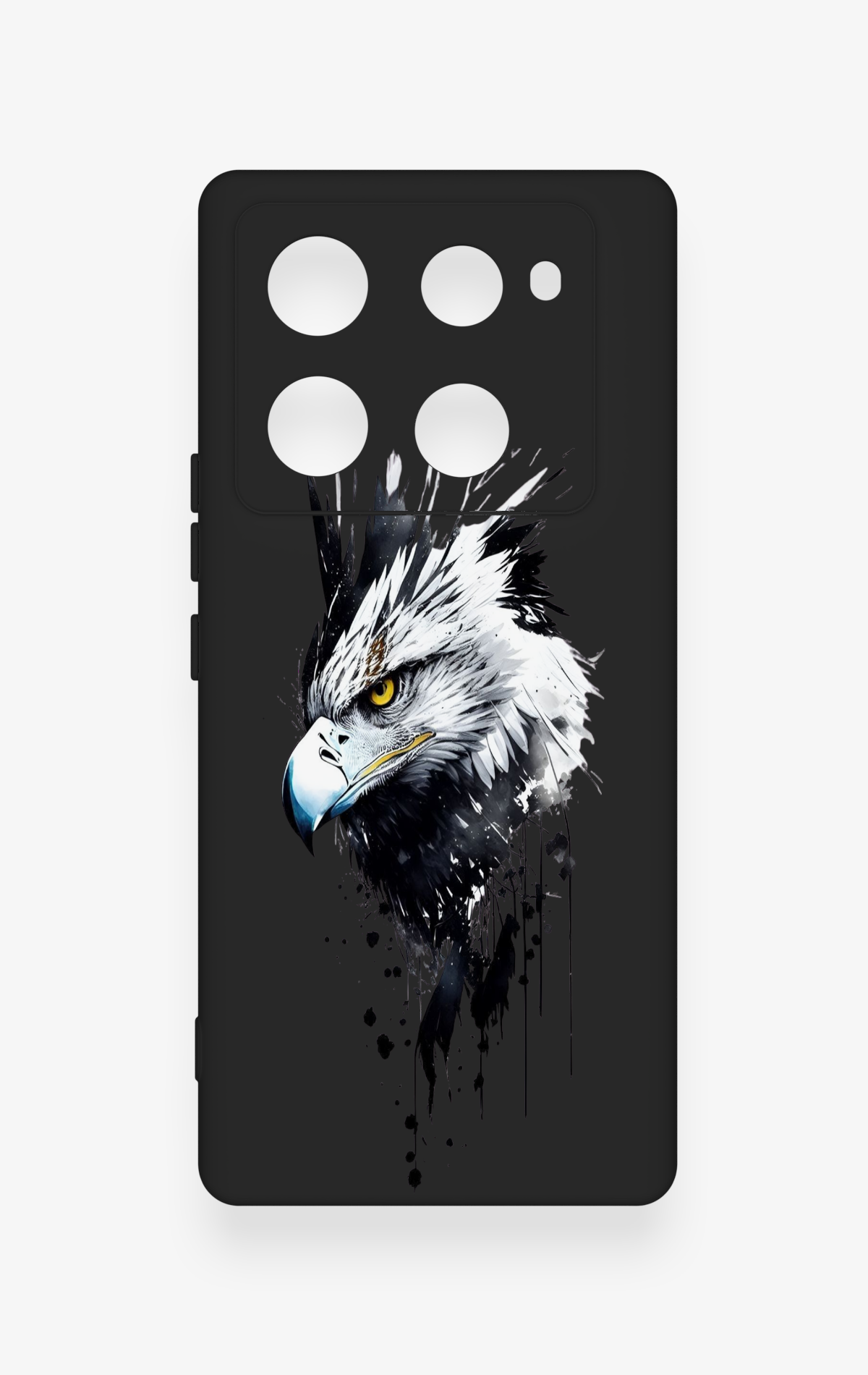 İnfinix Note 40 Pro Uyumlu Bald Eagle Desenli Silikon Kılıf