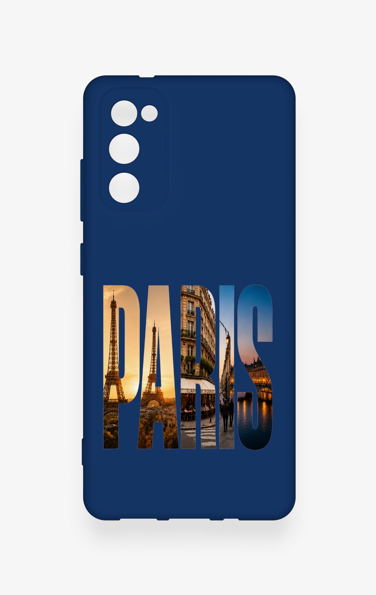 Samsung S20Fe Uyumlu Paris Desenli Silikon Kılıf