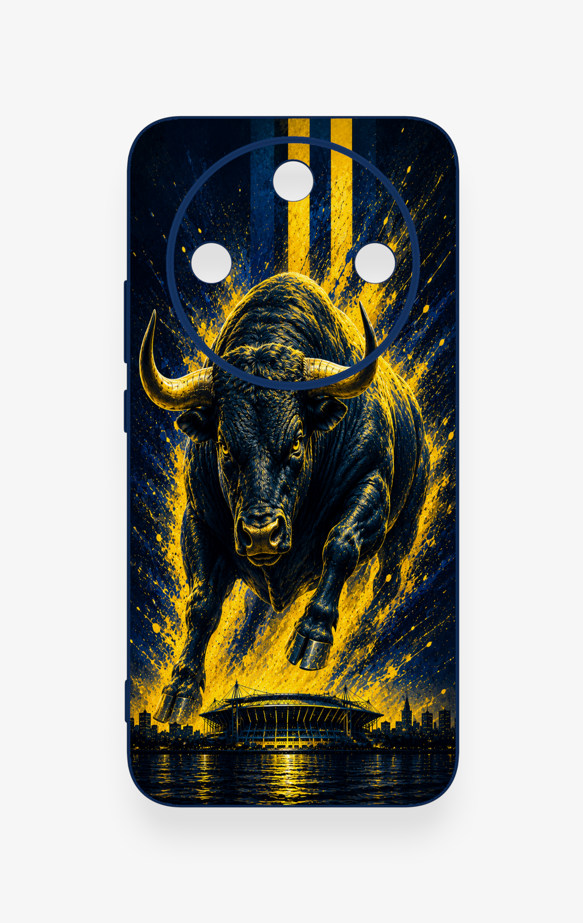 Honor Magic 8 Lite Uyumlu Kadiköy Boğası Desenli Silikon Kılıf