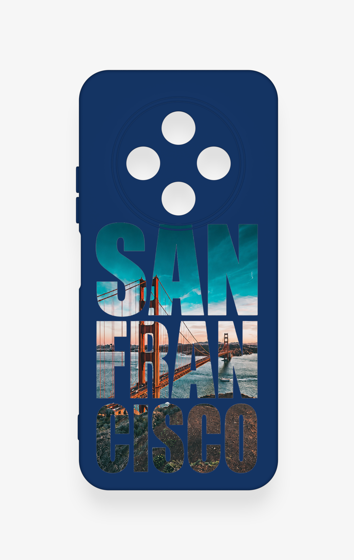 Tecno Spark 30C Uyumlu San Francisco Desenli Silikon Kılıf