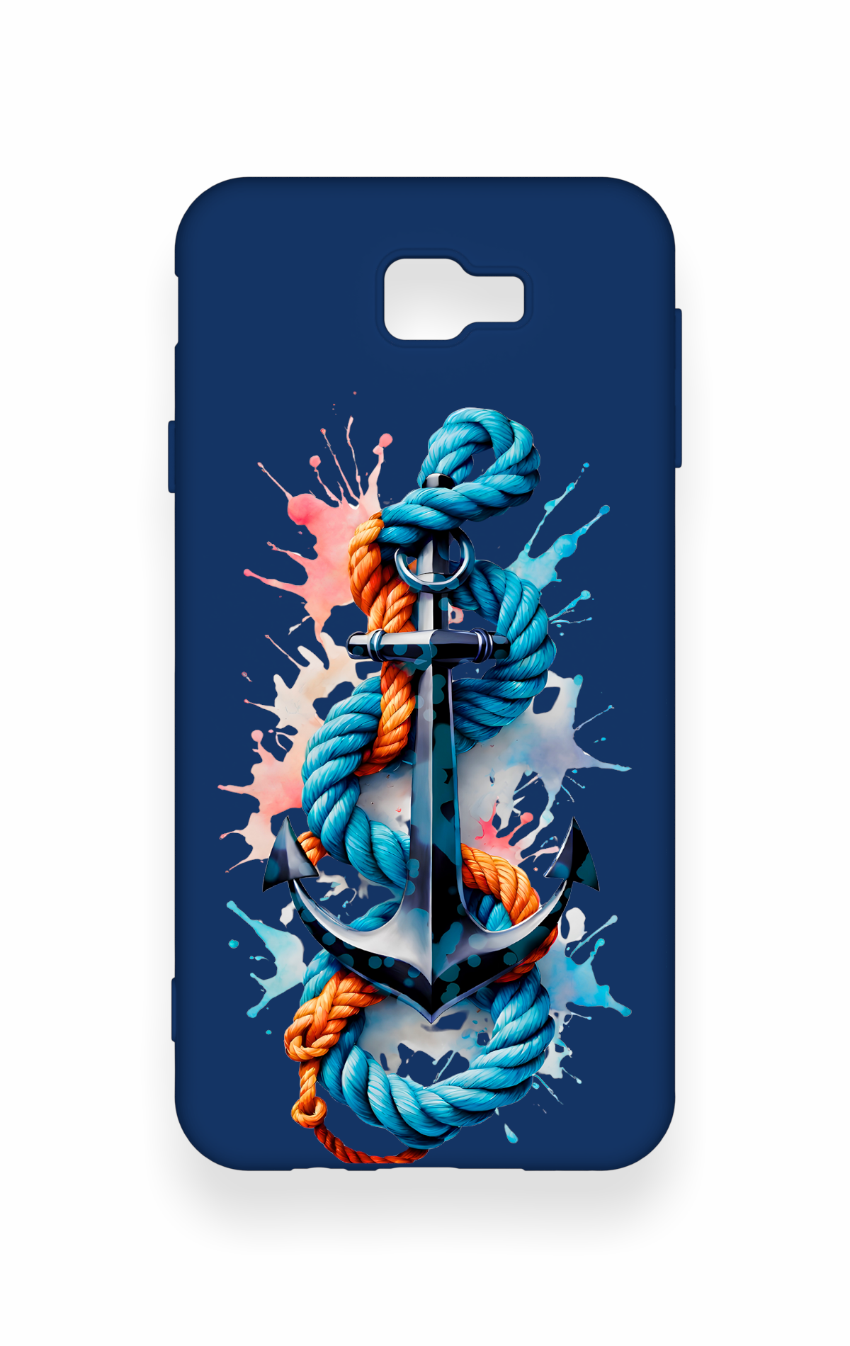 Samsung J7 Prime Uyumlu Anchor Desenli Silikon Kılıf