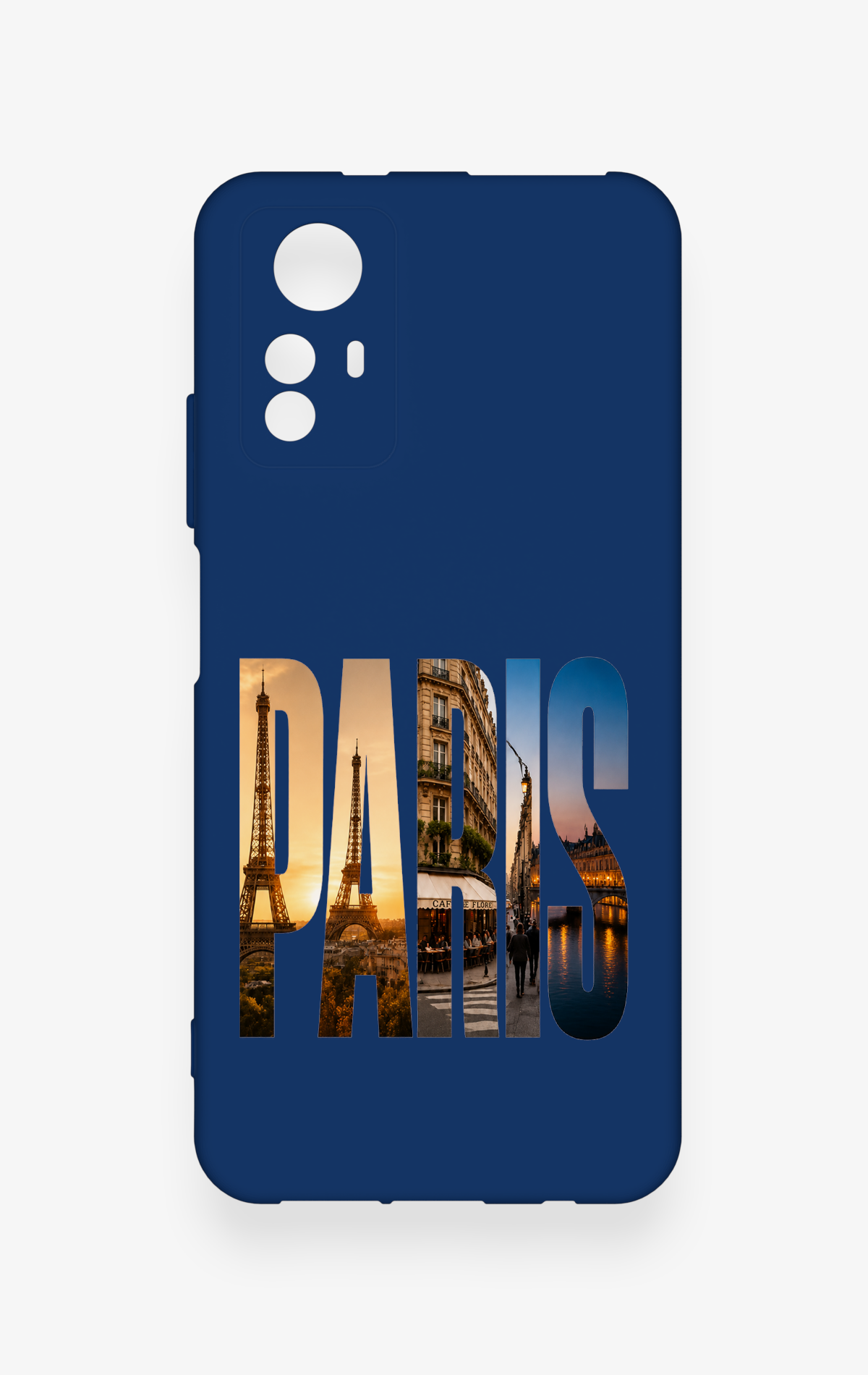 Redmi Note 12S Uyumlu Paris Desenli Silikon Kılıf