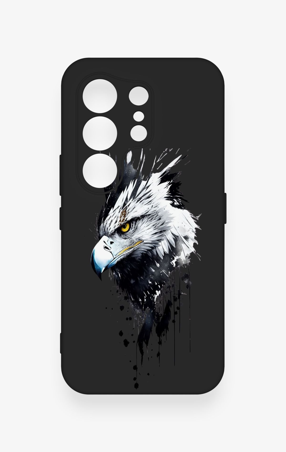 Tecno Camon 50 Uyumlu Bald Eagle Desenli Silikon Kılıf