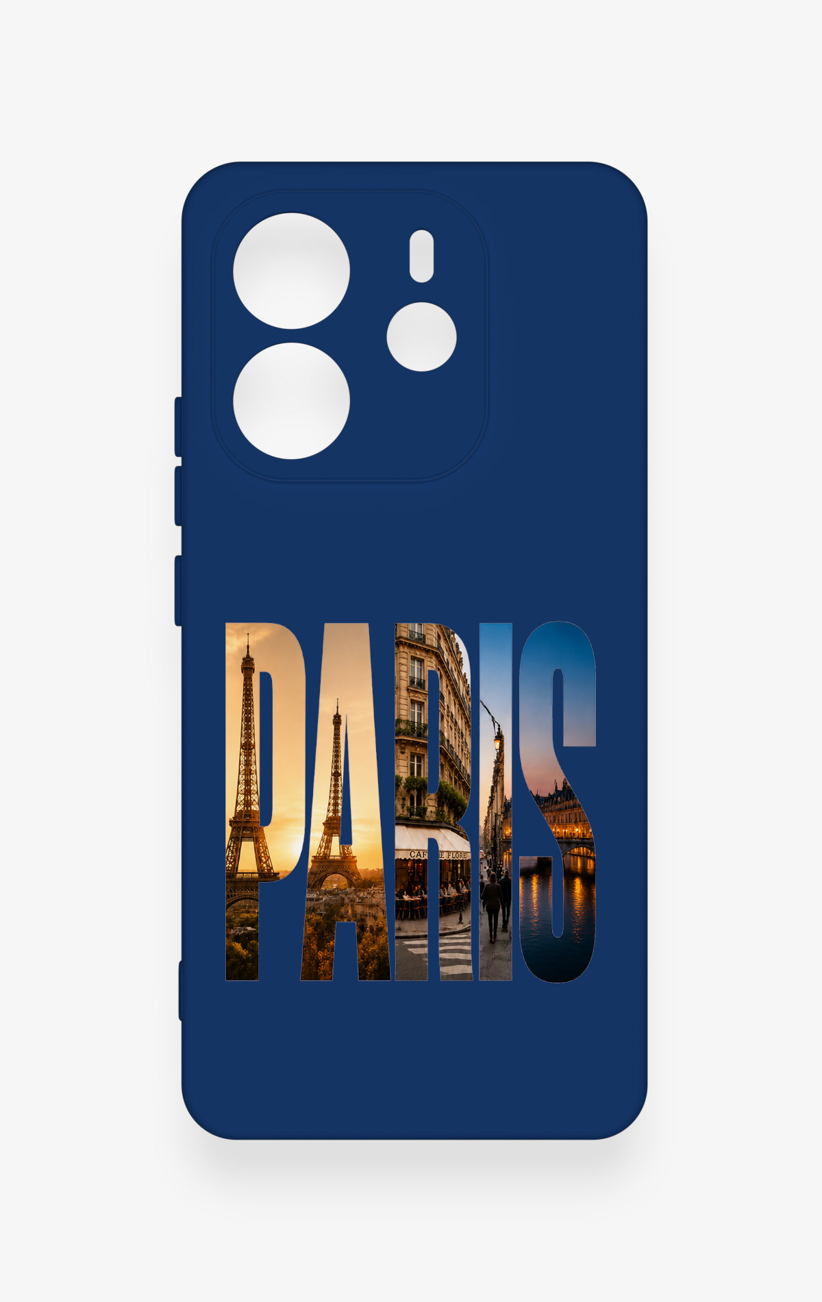 Redmi Note 14 4G Uyumlu Paris Desenli Silikon Kılıf