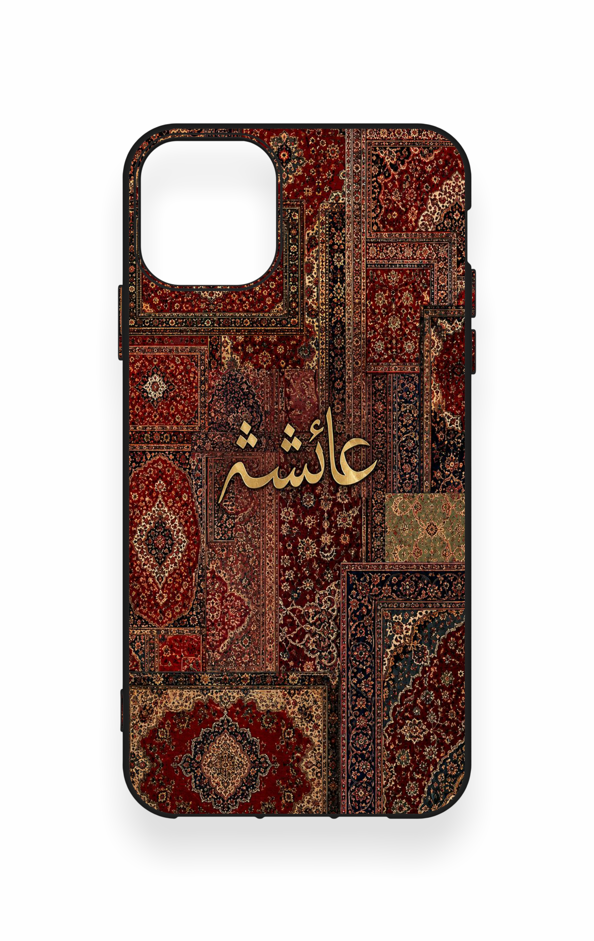 iPhone 11 Pro Max Uyumlu Vintage Halı Desenli Silikon Kılıf