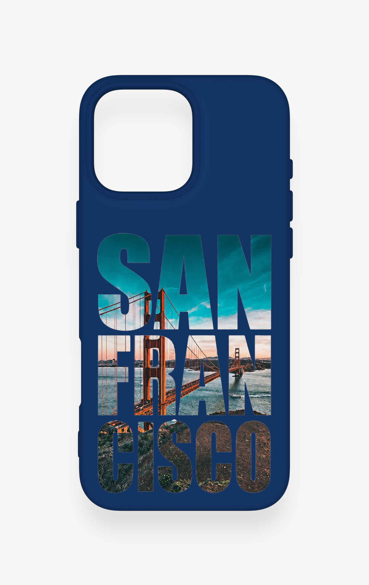 iPhone 16 Pro Max Uyumlu San Francisco Desenli Silikon Kılıf
