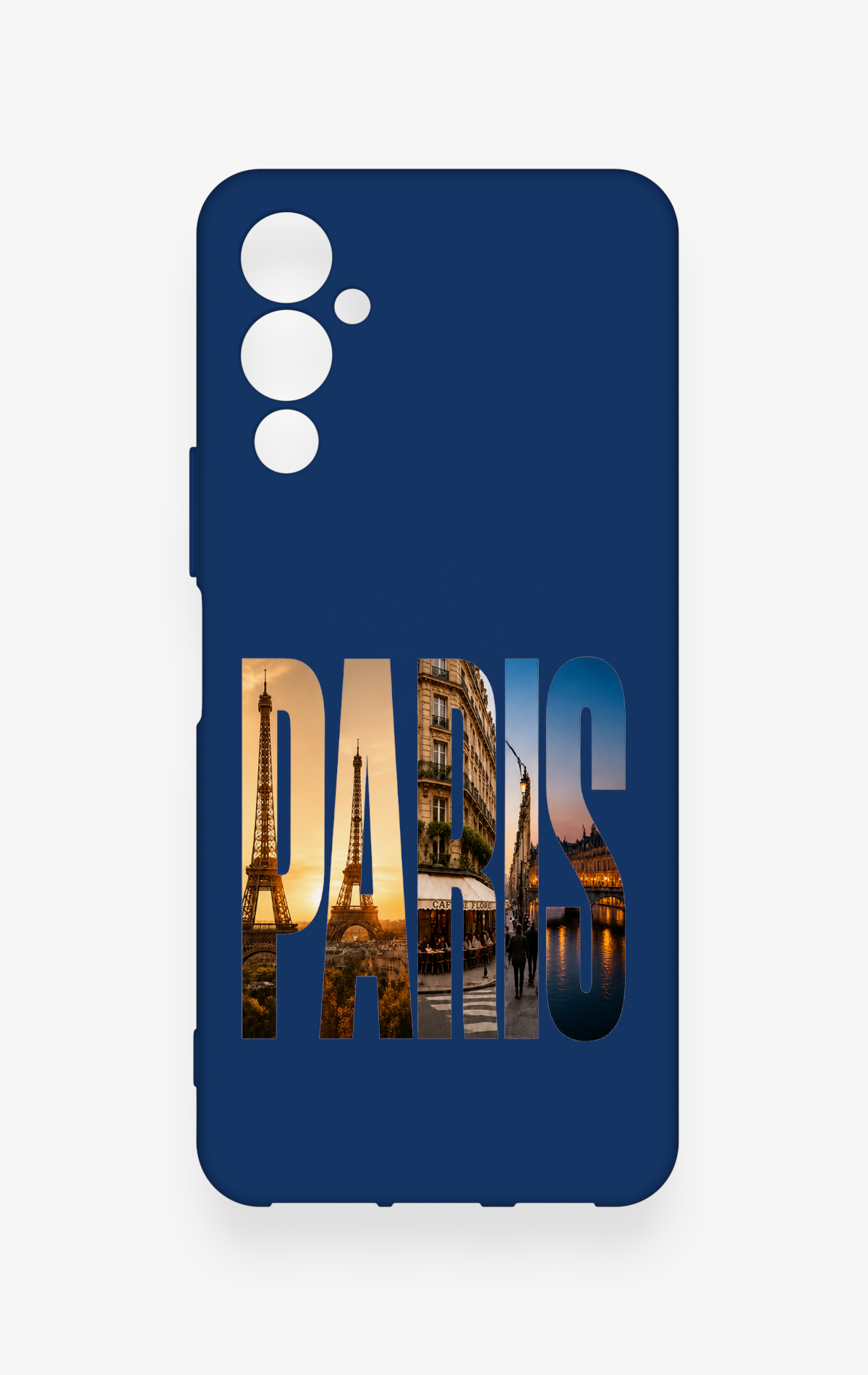 Tecno Pova Neo 4 Uyumlu Paris Desenli Silikon Kılıf