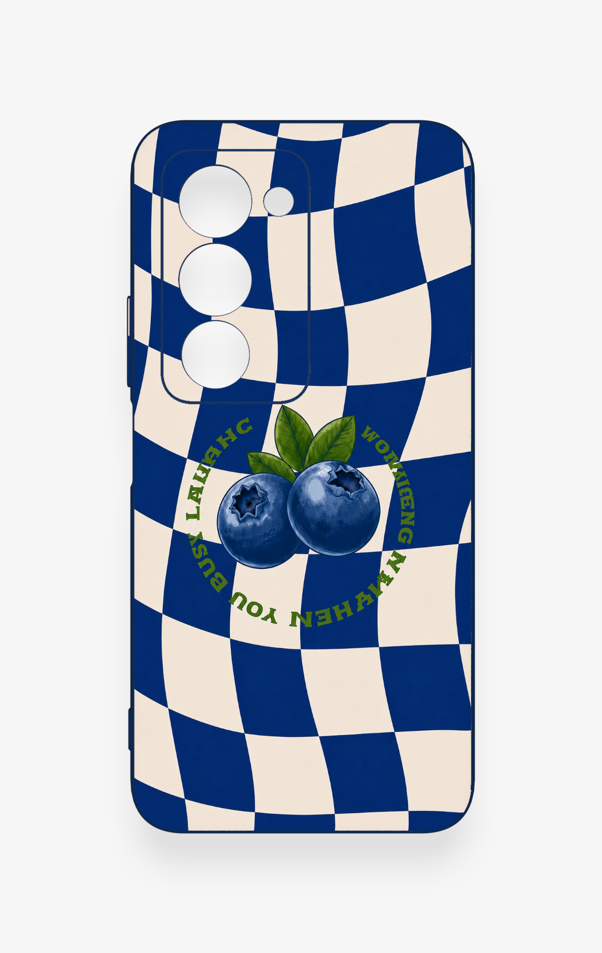 Redmi 15 5G Uyumlu Yaban Mersini Desenli Silikon Kılıf