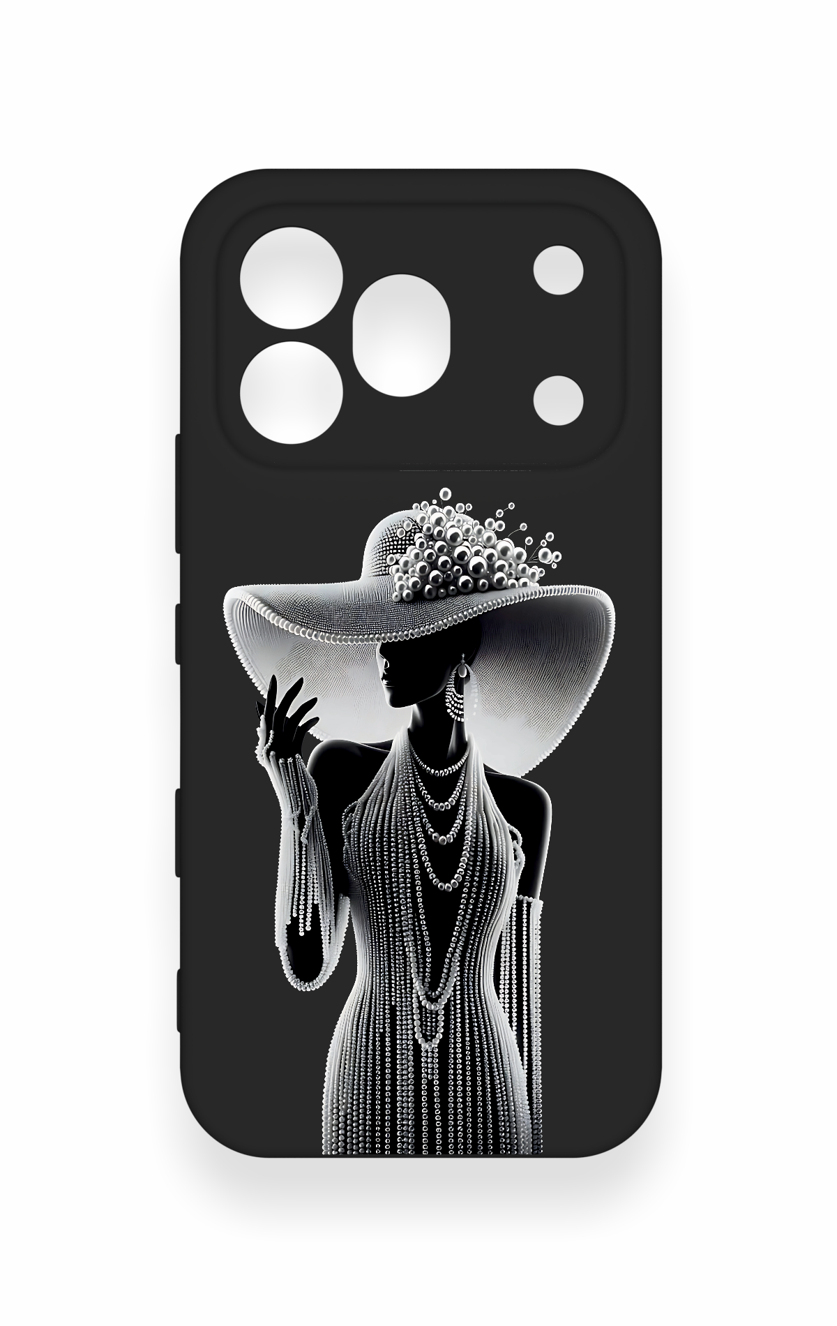 Honor 600 Pro Uyumlu Lady Desenli Silikon Kılıf