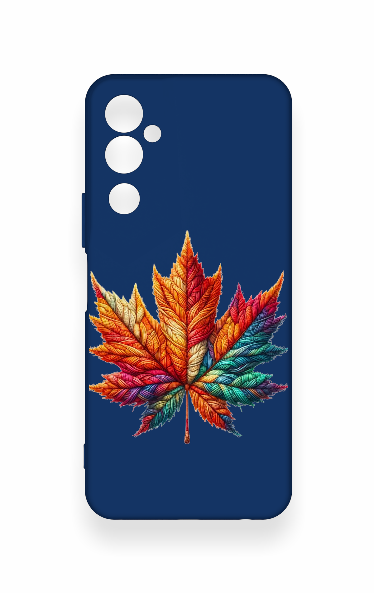Tecno Pova Neo 2 Uyumlu Renkli Yaprak Desenli Silikon Kılıf