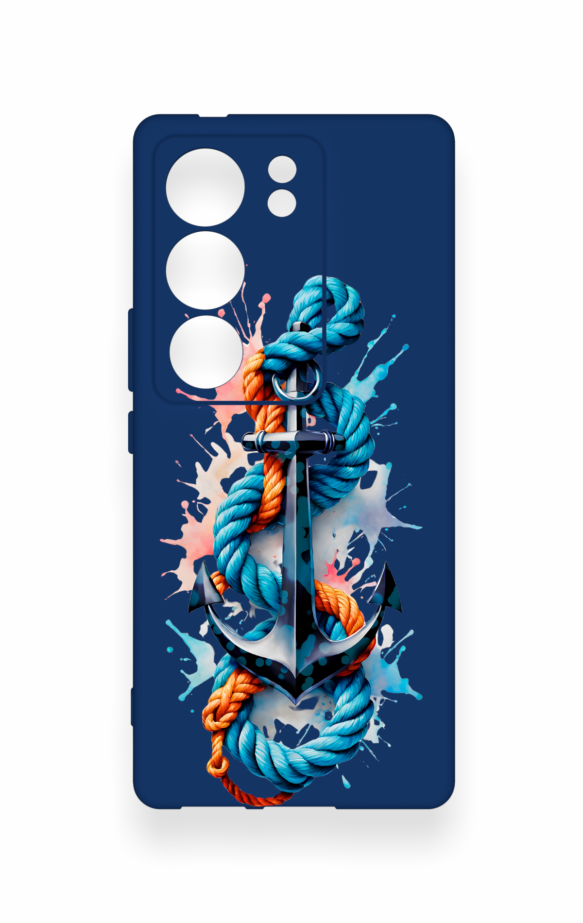 Vivo V29 Uyumlu Anchor Desenli Silikon Kılıf