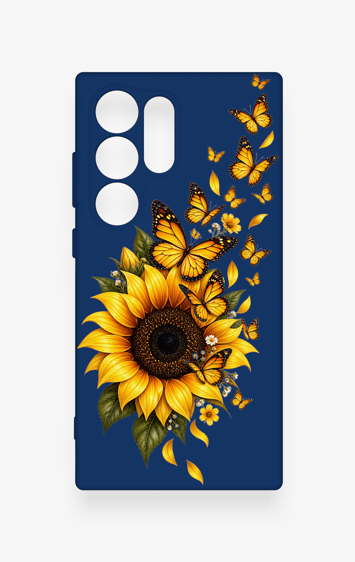 Samsung S24 Ultra Uyumlu Ayçiçeği Desenli Silikon Kılıf