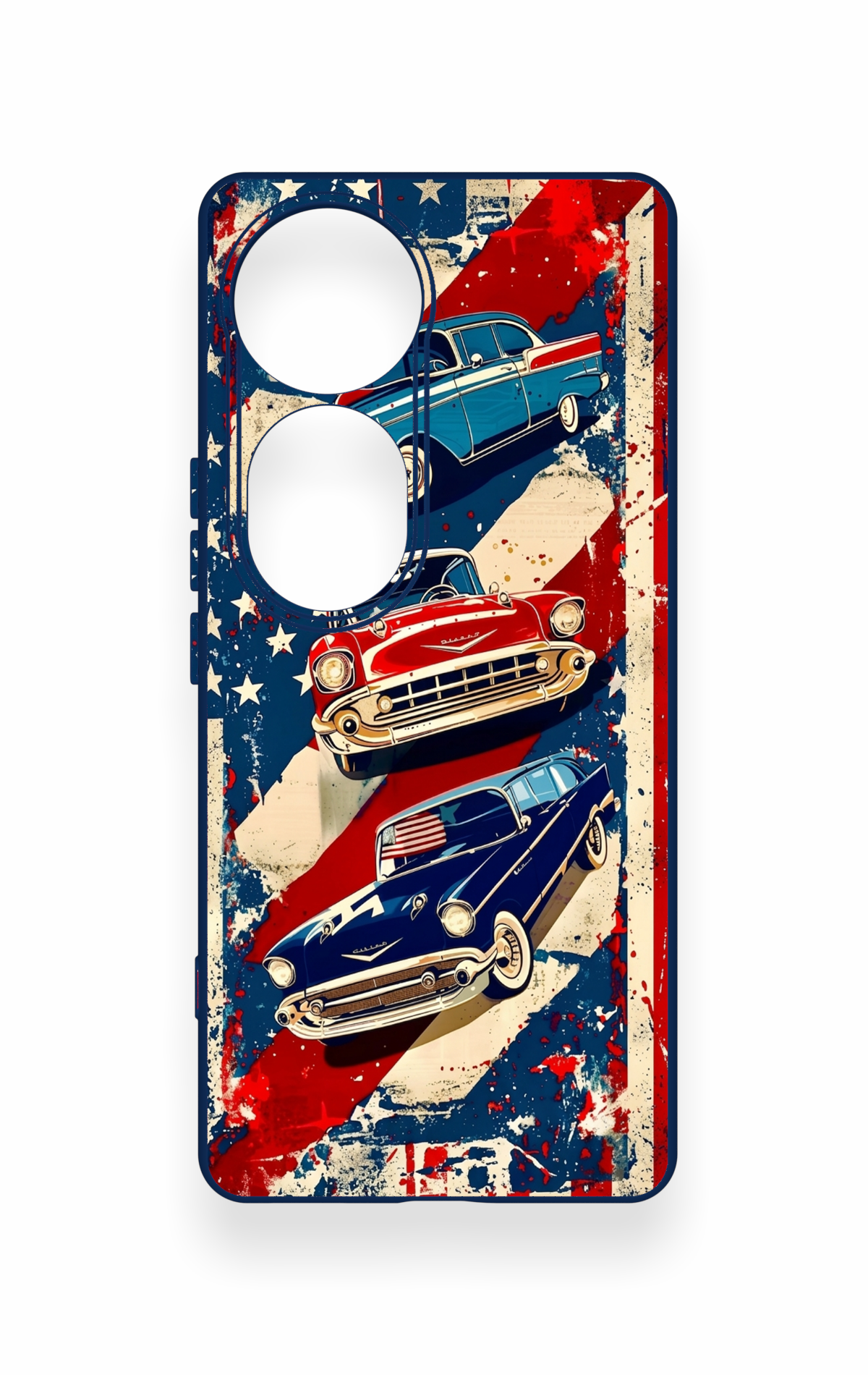 Vivo V40 Uyumlu Amerikan Chevrolet Desenli Silikon Kılıf