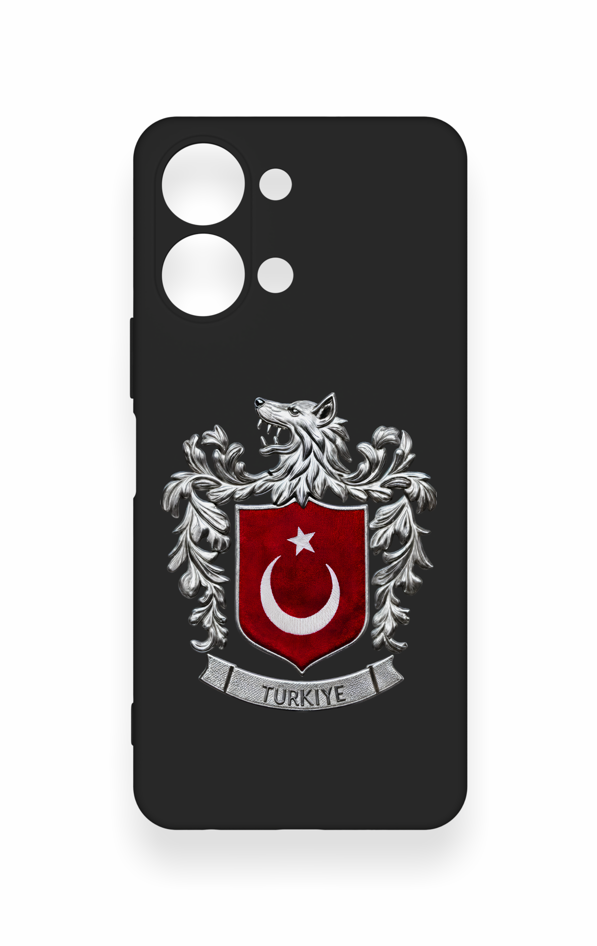 Vivo Y05 4G Uyumlu Türk Arma Desenli Silikon Kılıf
