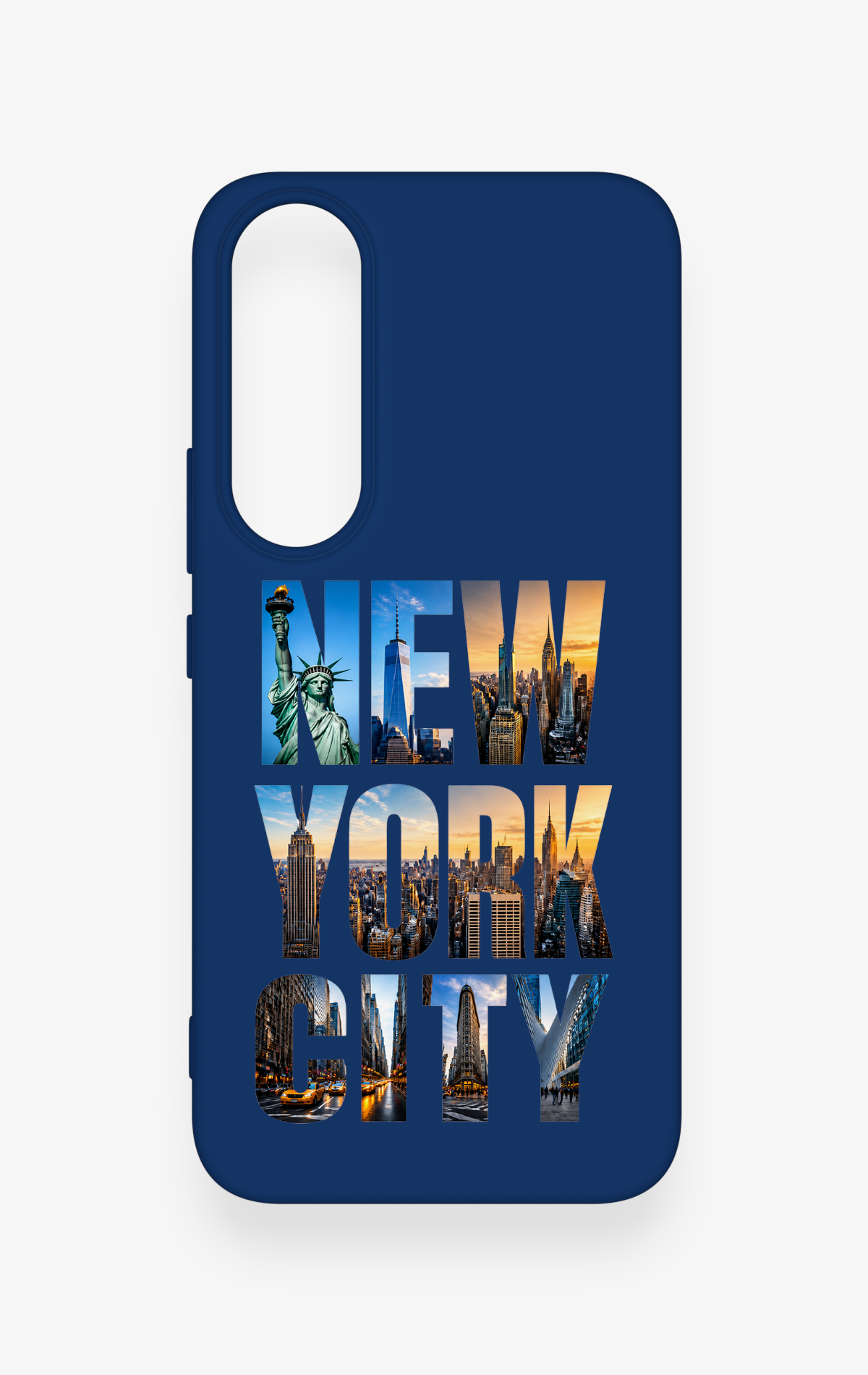 Vivo V70 FE 5G Uyumlu New York City Desenli Silikon Kılıf