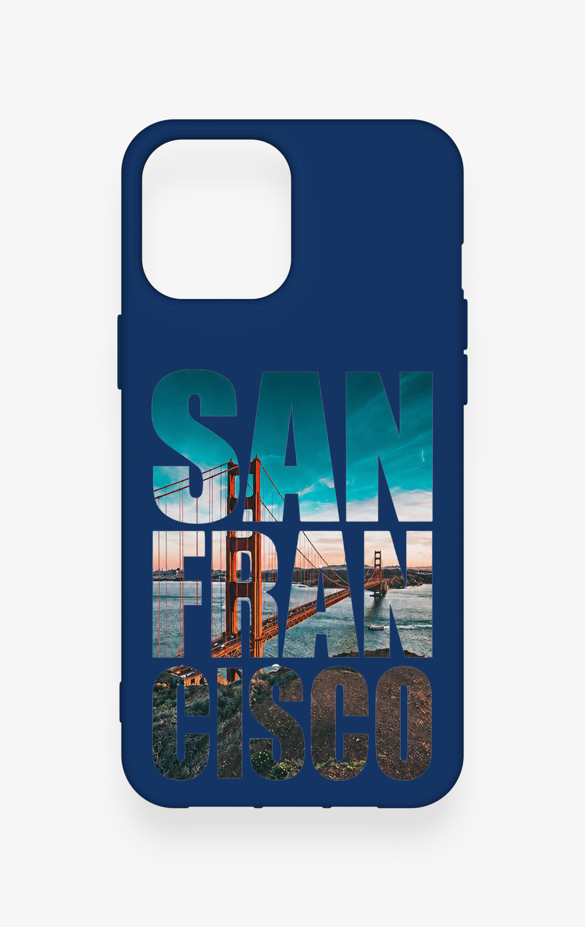 iPhone 12 Pro Max Uyumlu San Francisco Desenli Silikon Kılıf