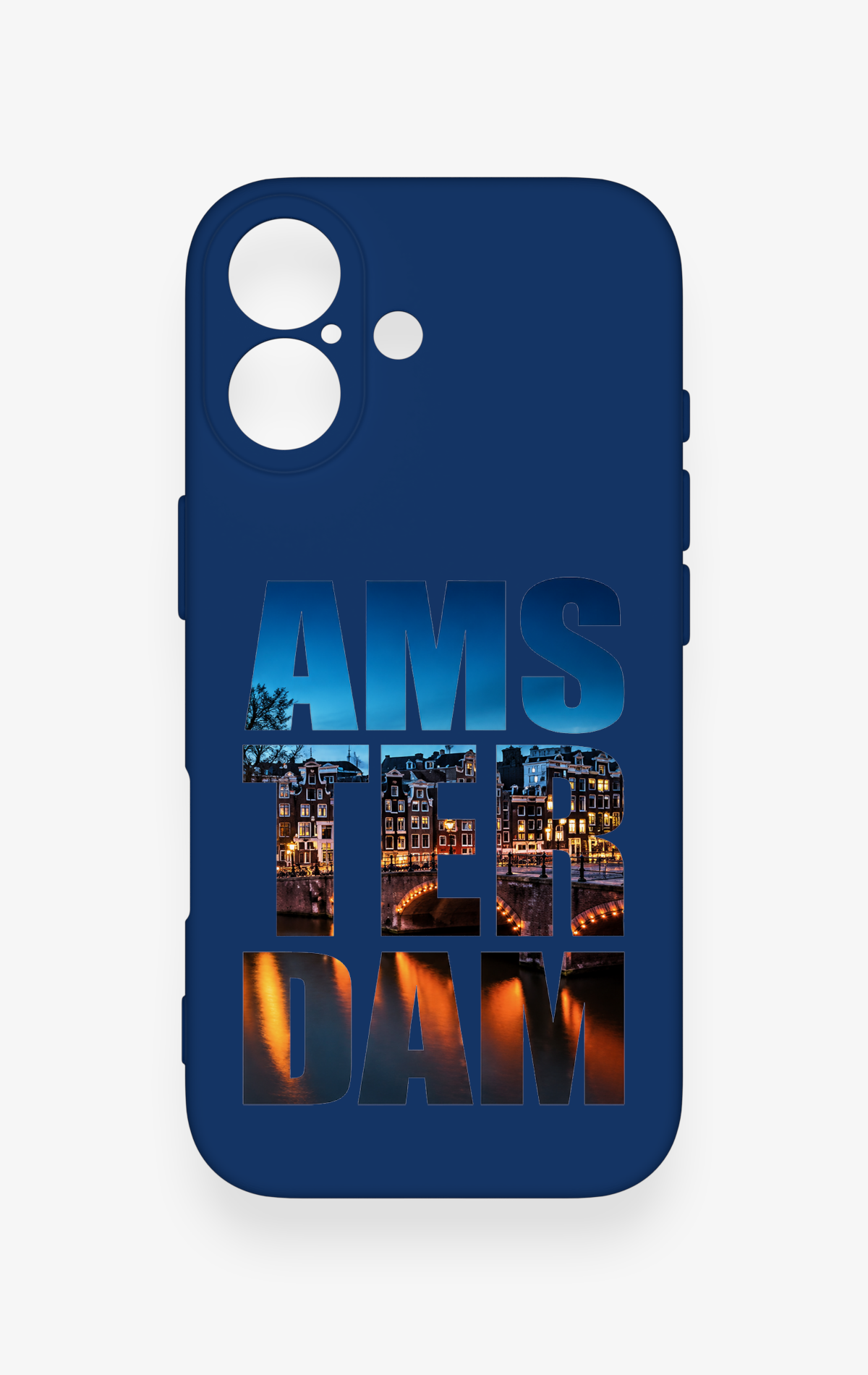 iPhone 17 Uyumlu Amsterdam Desenli Silikon Kılıf