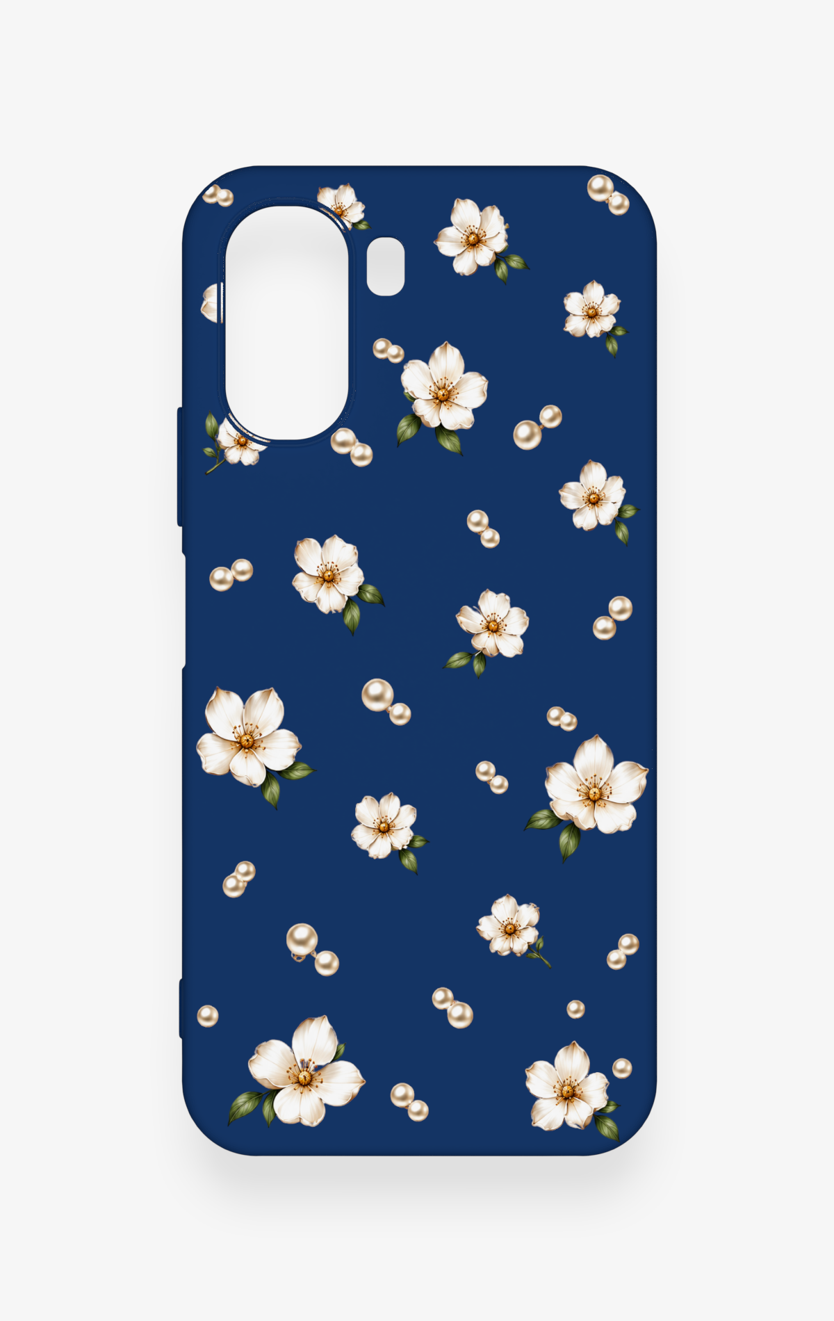 Oppo A6T Uyumlu Papatya İnci Desenli Silikon Kılıf