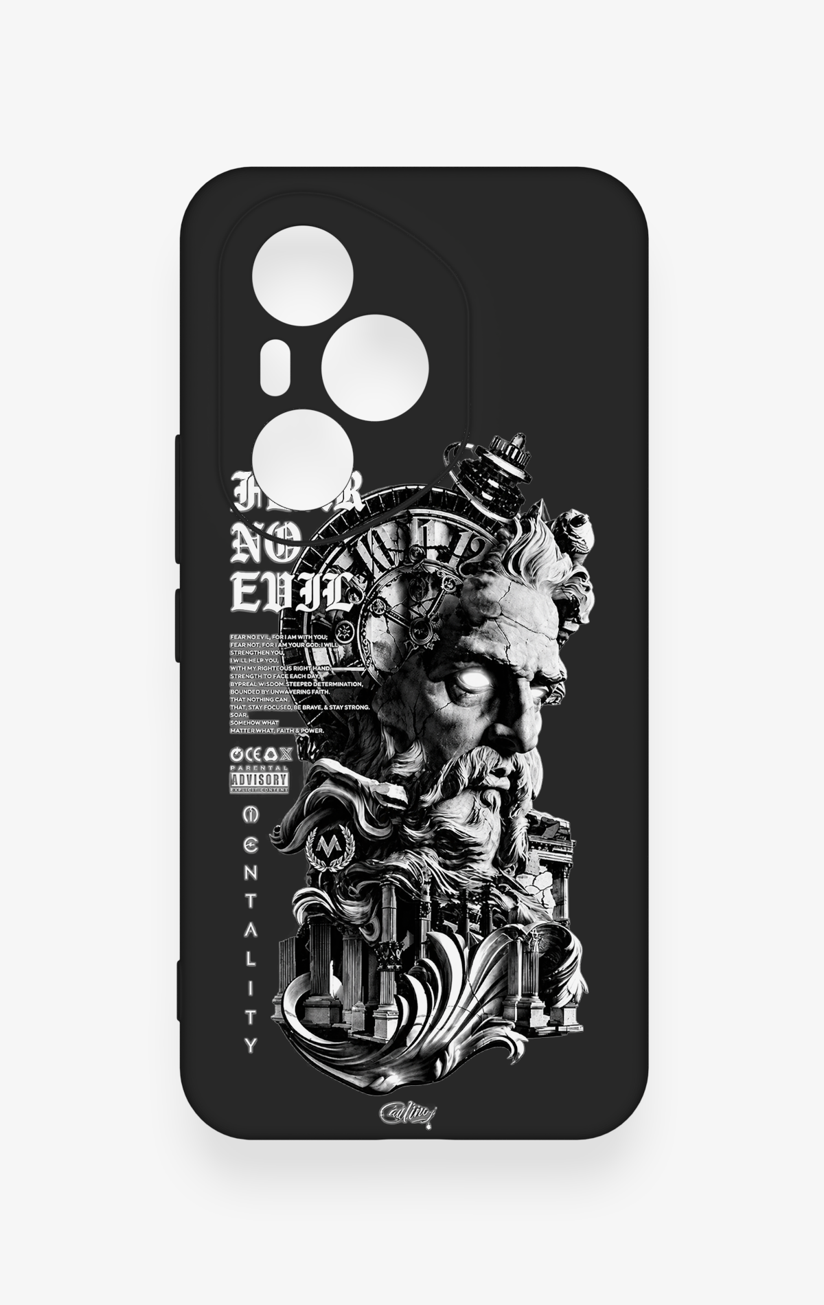 Honor 400 Pro Uyumlu Fear No Evil Desenli Silikon Kılıf