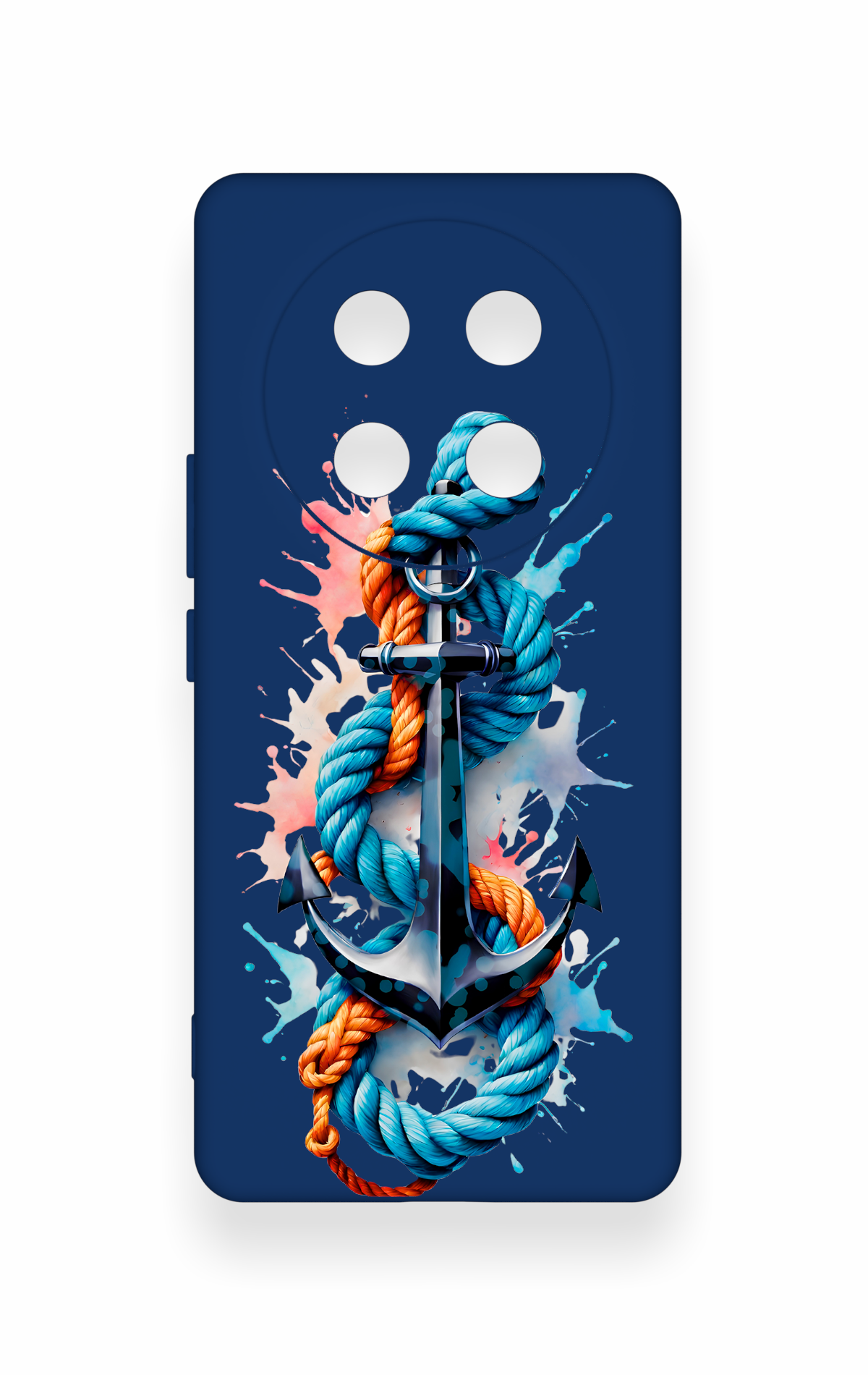 Honor Magic 7 Lite 5G Uyumlu Anchor Desenli Silikon Kılıf