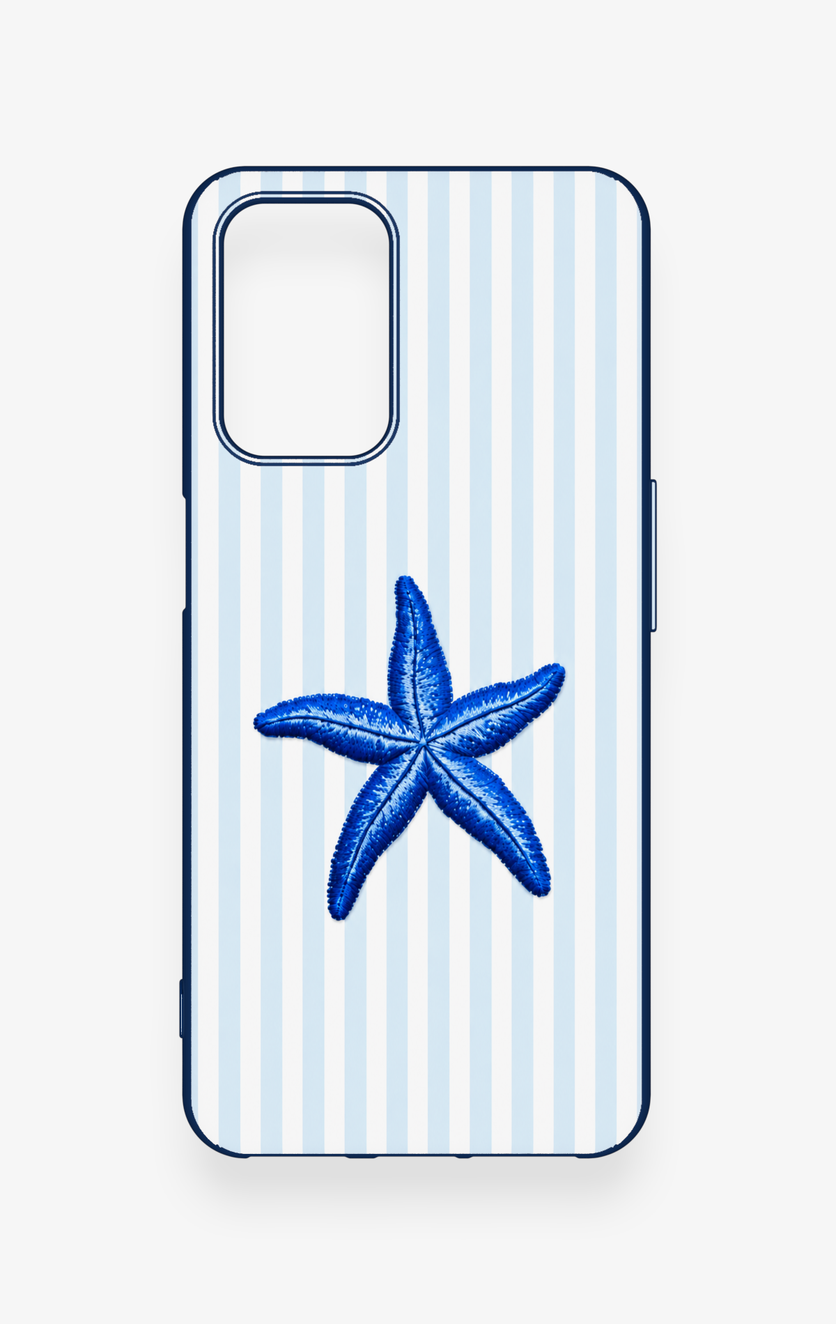 Oppo A54 Uyumlu Mavi Deniz Yıldızı Desenli Silikon Kılıf