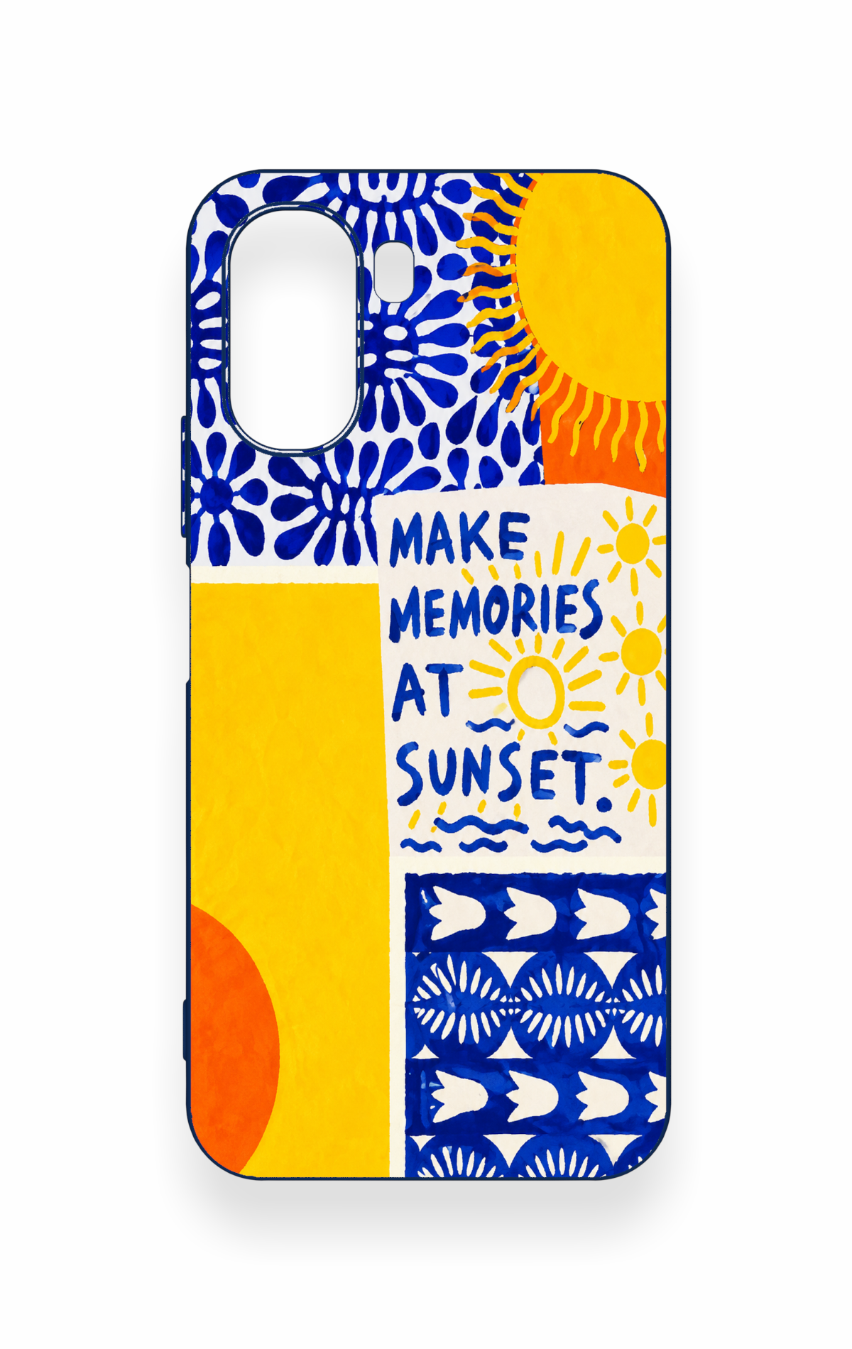 Oppo A6T Uyumlu Sunset Desenli Silikon Kılıf